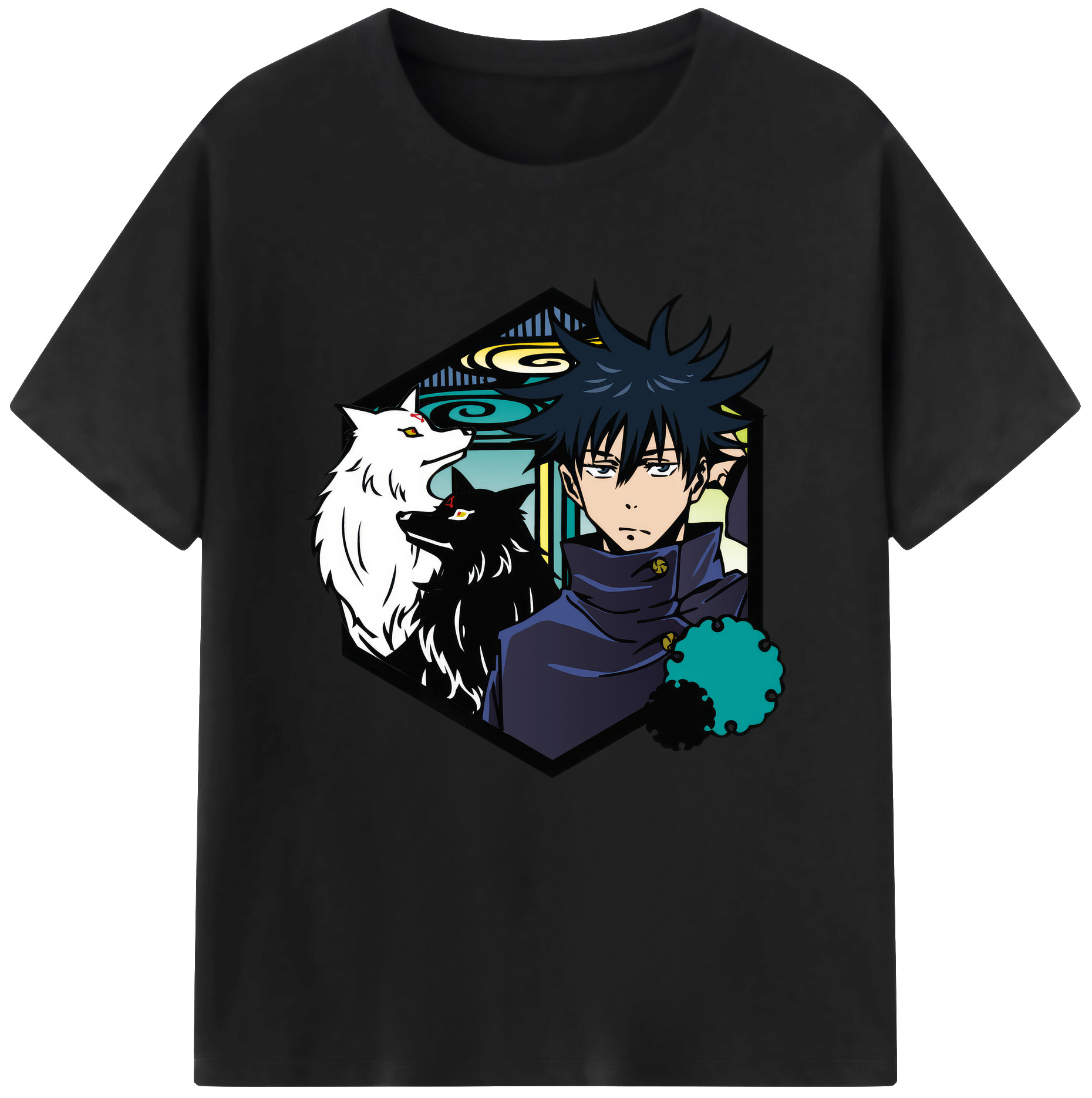 （画像用） 呪術廻戦 Jujutsu Kaisen 綿100％半袖Tシャツ（フロントプリント）