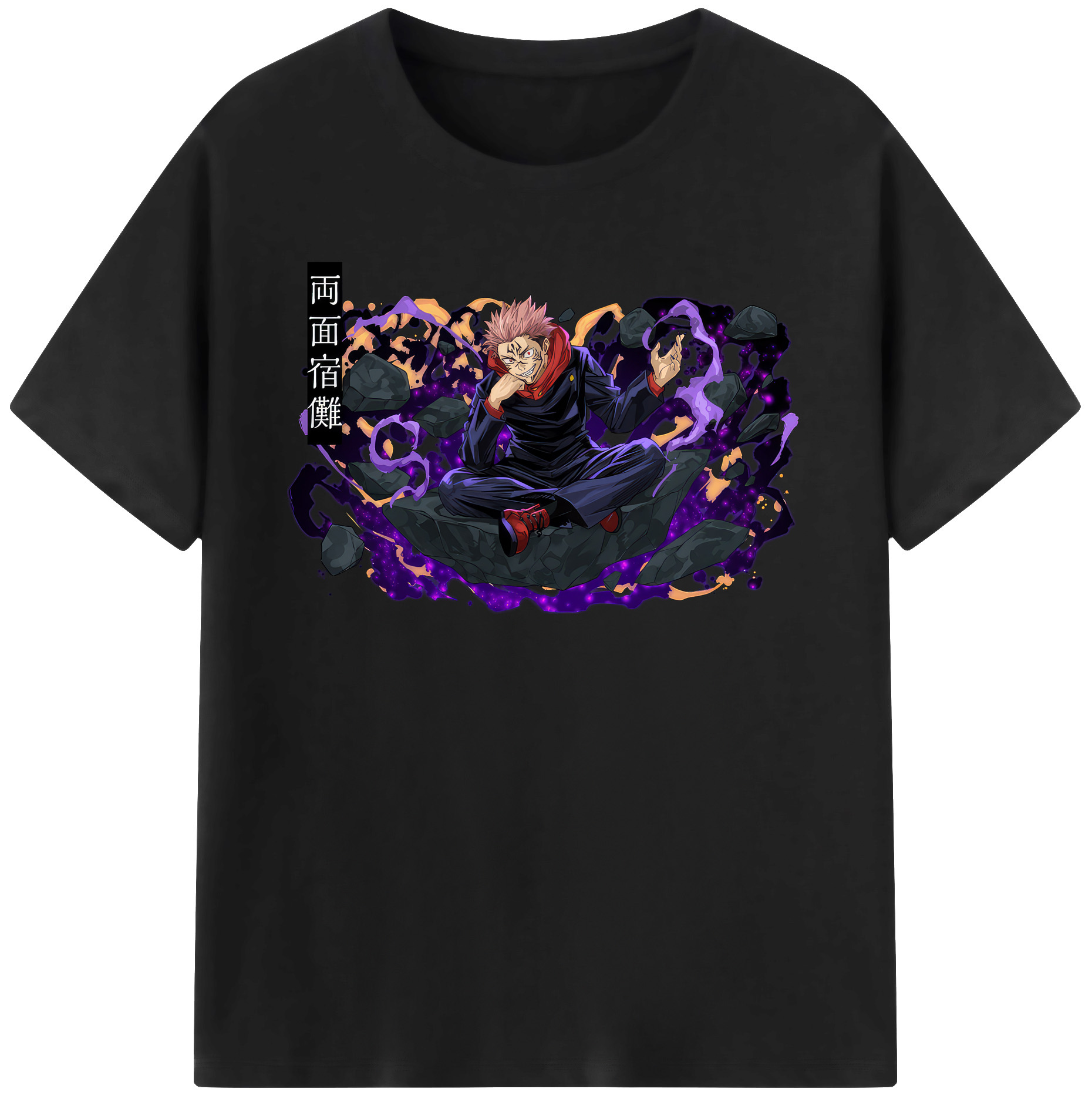 （画像用） 呪術廻戦 Jujutsu Kaisen 綿100％半袖Tシャツ（フロントプリント）