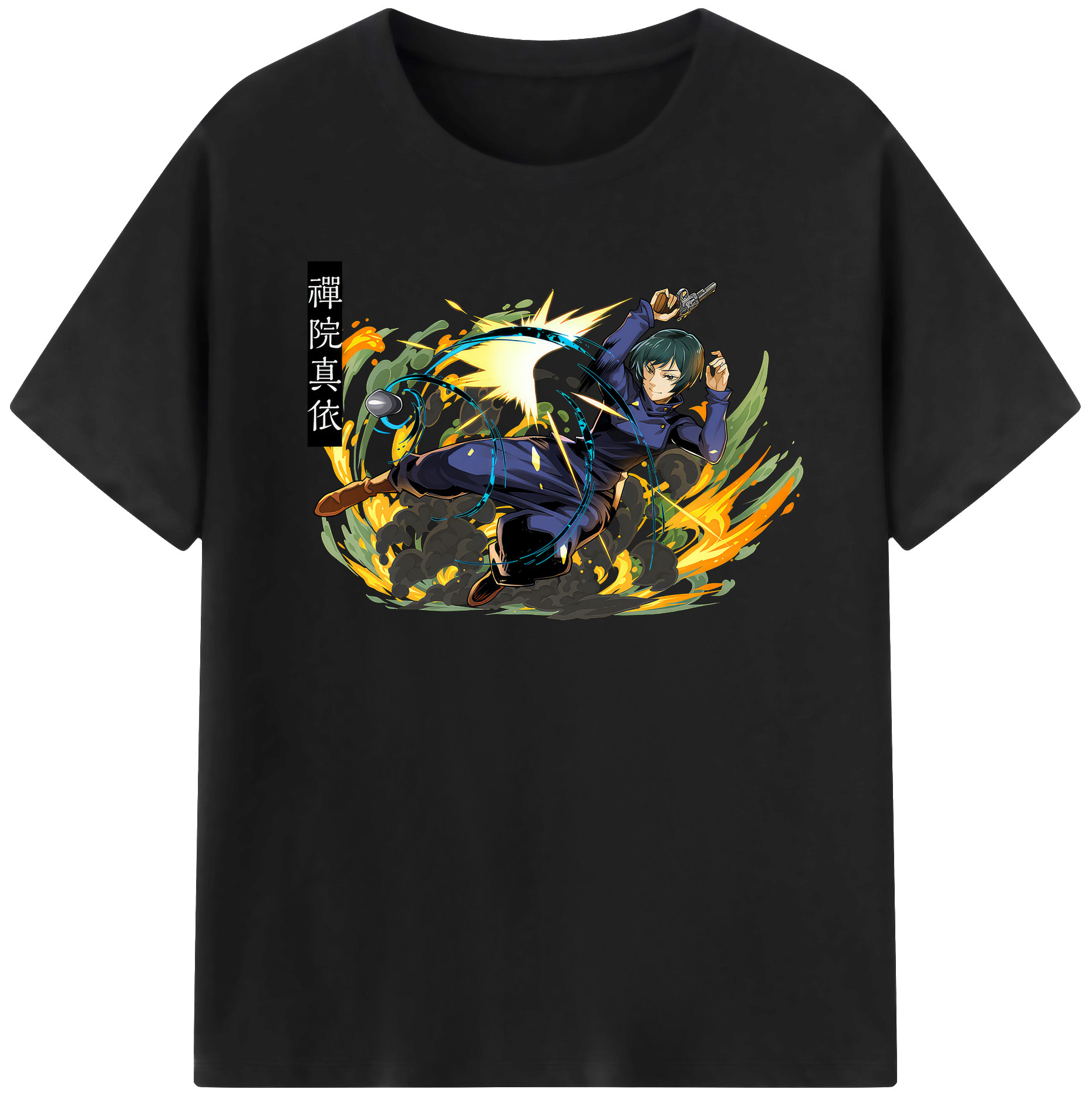 （画像用） 呪術廻戦 Jujutsu Kaisen 綿100％半袖Tシャツ（フロントプリント）