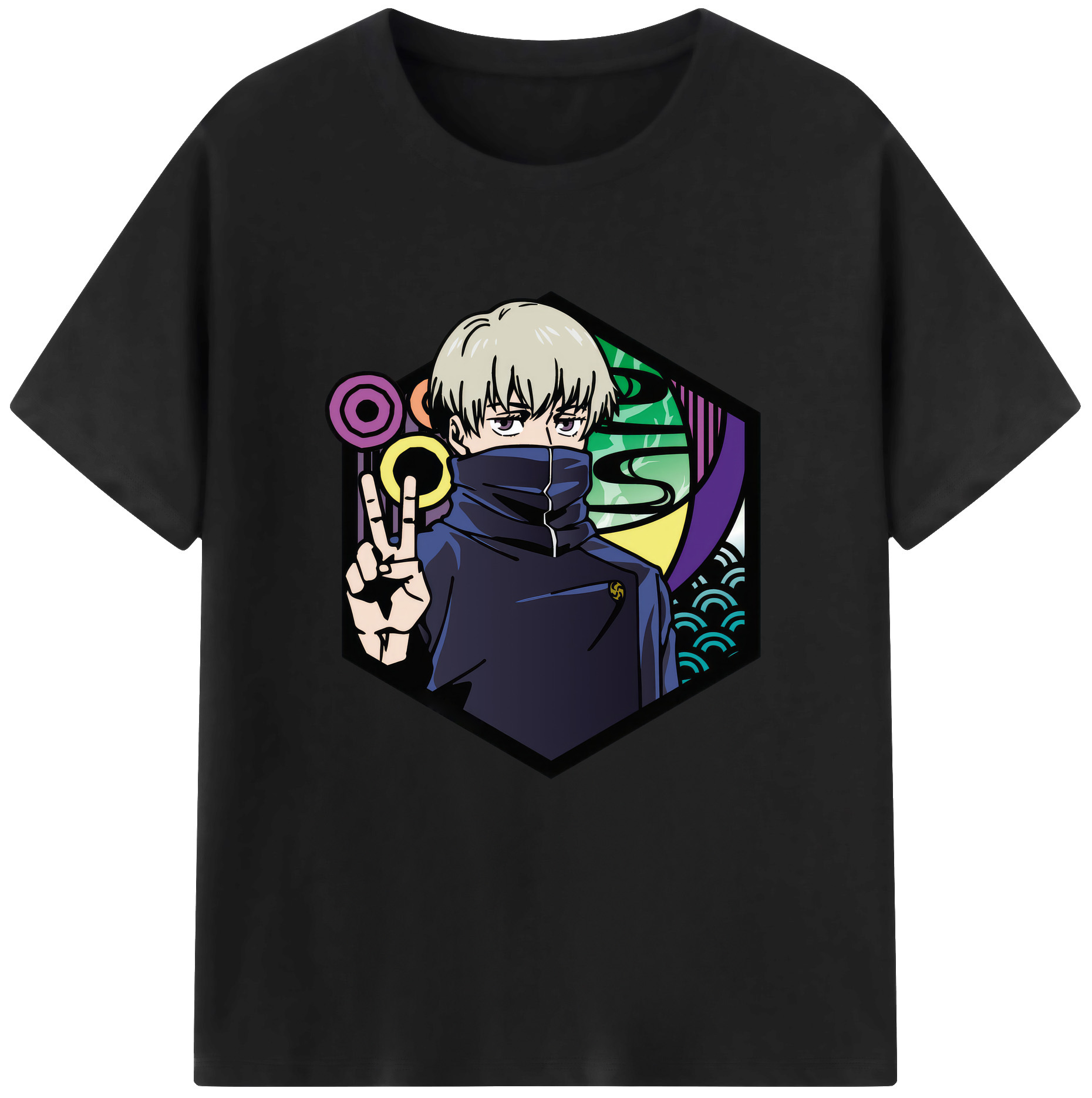 （画像用） 呪術廻戦 Jujutsu Kaisen 綿100％半袖Tシャツ（フロントプリント）
