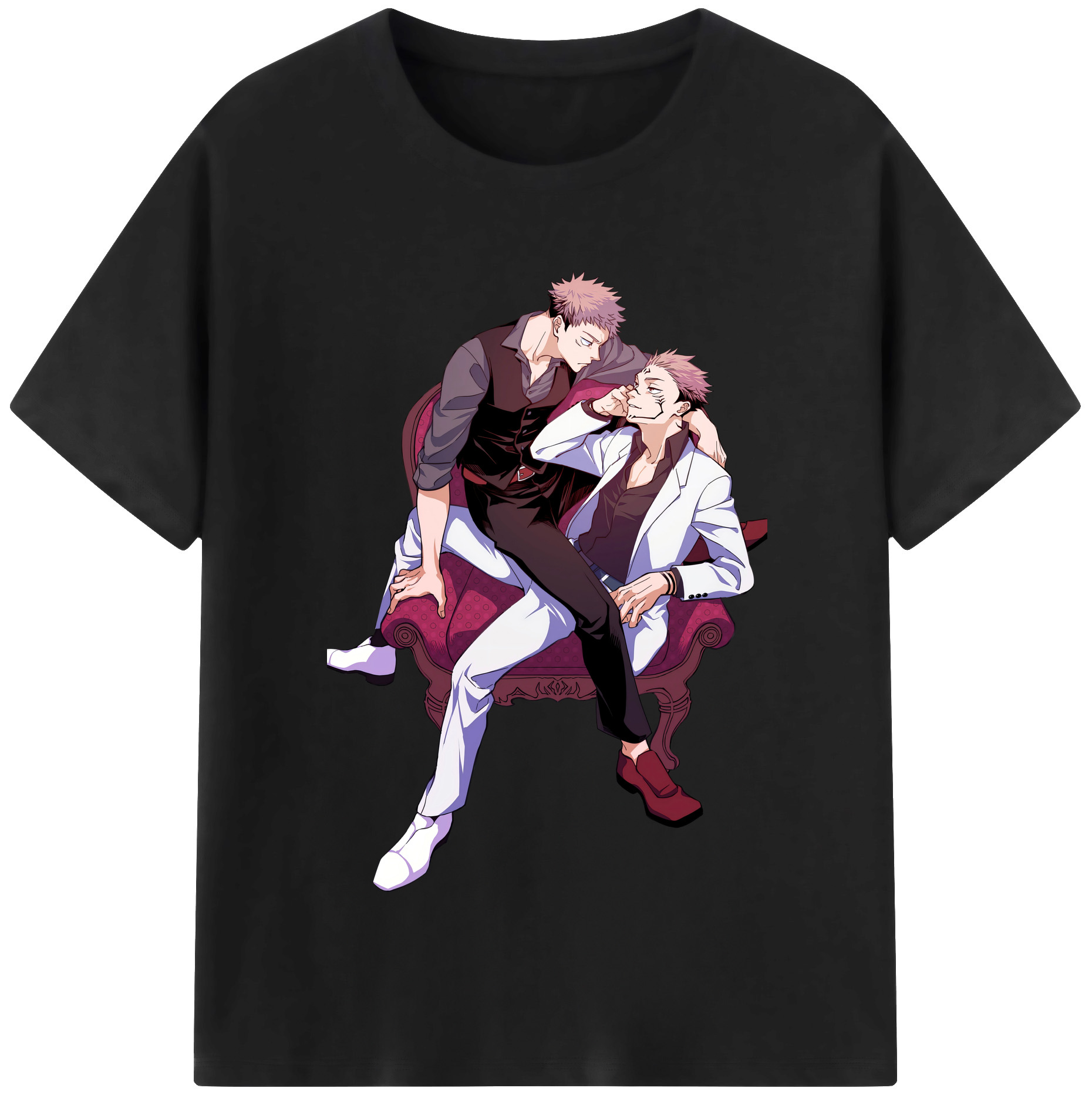 （画像用） 呪術廻戦 Jujutsu Kaisen 綿100％半袖Tシャツ（フロントプリント）