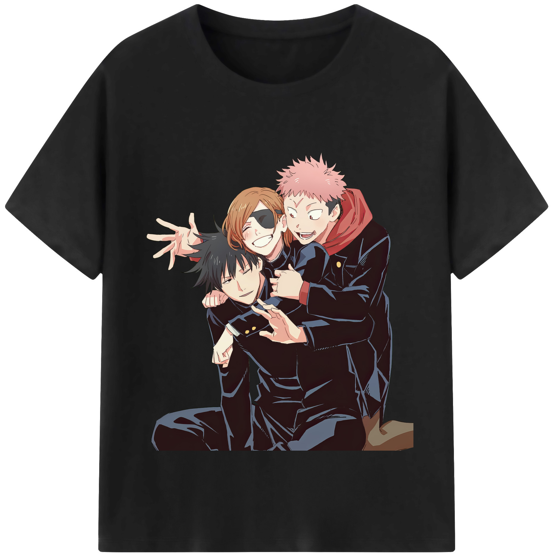 （画像用） 呪術廻戦 Jujutsu Kaisen 綿100％半袖Tシャツ（フロントプリント）