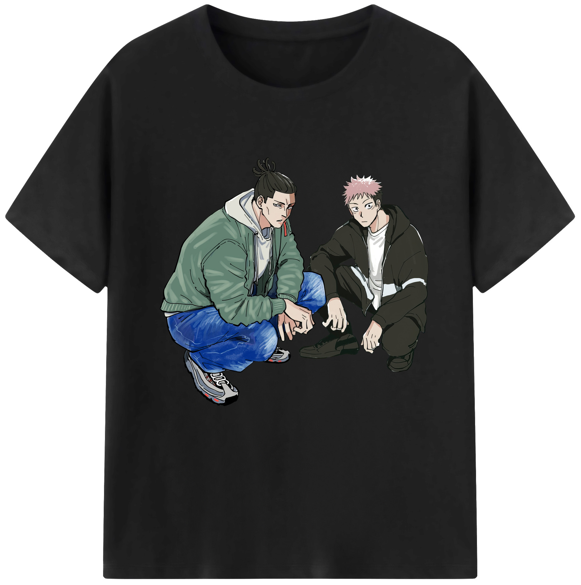 （画像用） 呪術廻戦 Jujutsu Kaisen 綿100％半袖Tシャツ（フロントプリント）