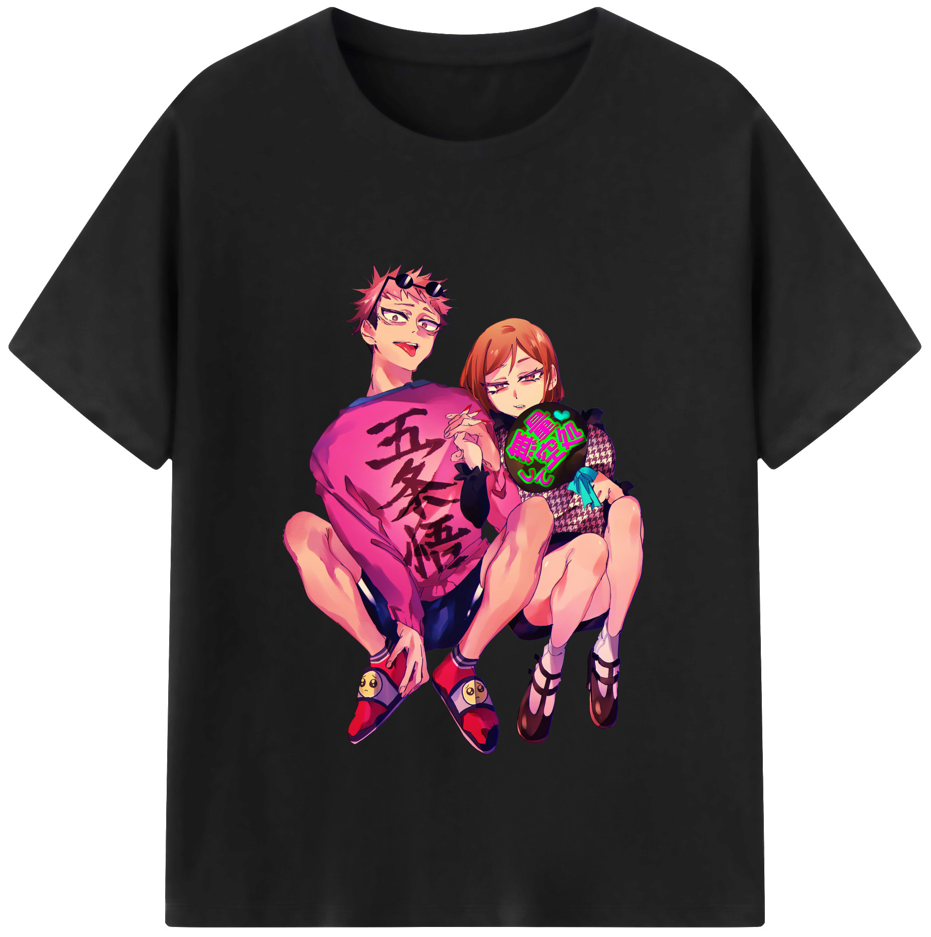 （画像用） 呪術廻戦 Jujutsu Kaisen 綿100％半袖Tシャツ（フロントプリント）