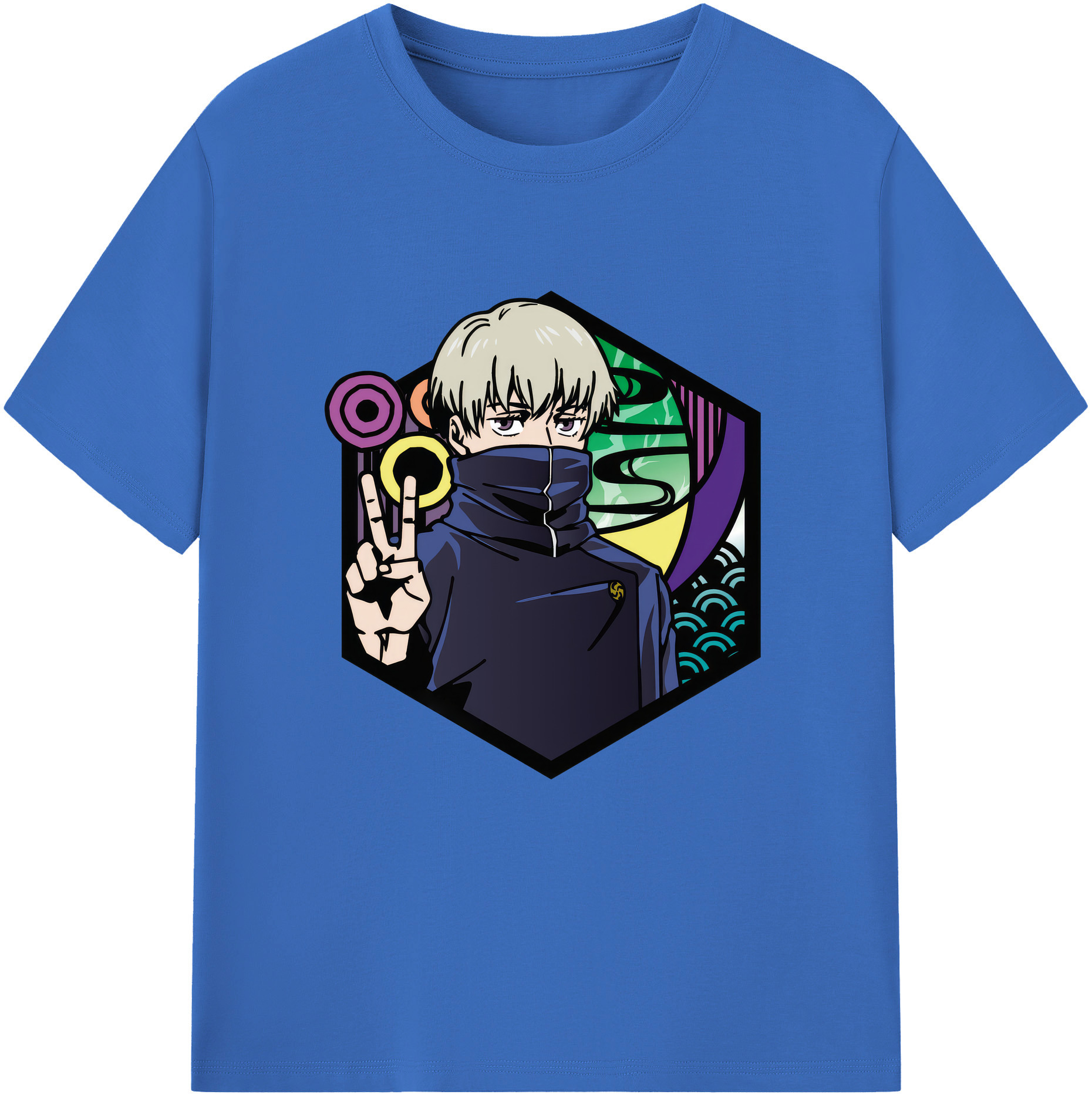 （画像用） 呪術廻戦 Jujutsu Kaisen 綿100％半袖Tシャツ（フロントプリント）