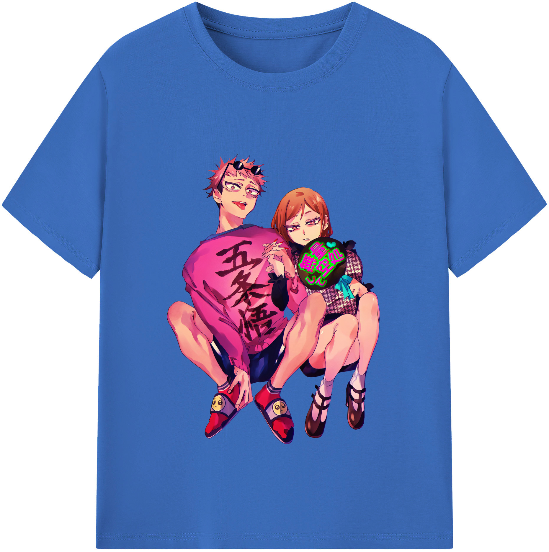 （画像用） 呪術廻戦 Jujutsu Kaisen 綿100％半袖Tシャツ（フロントプリント）