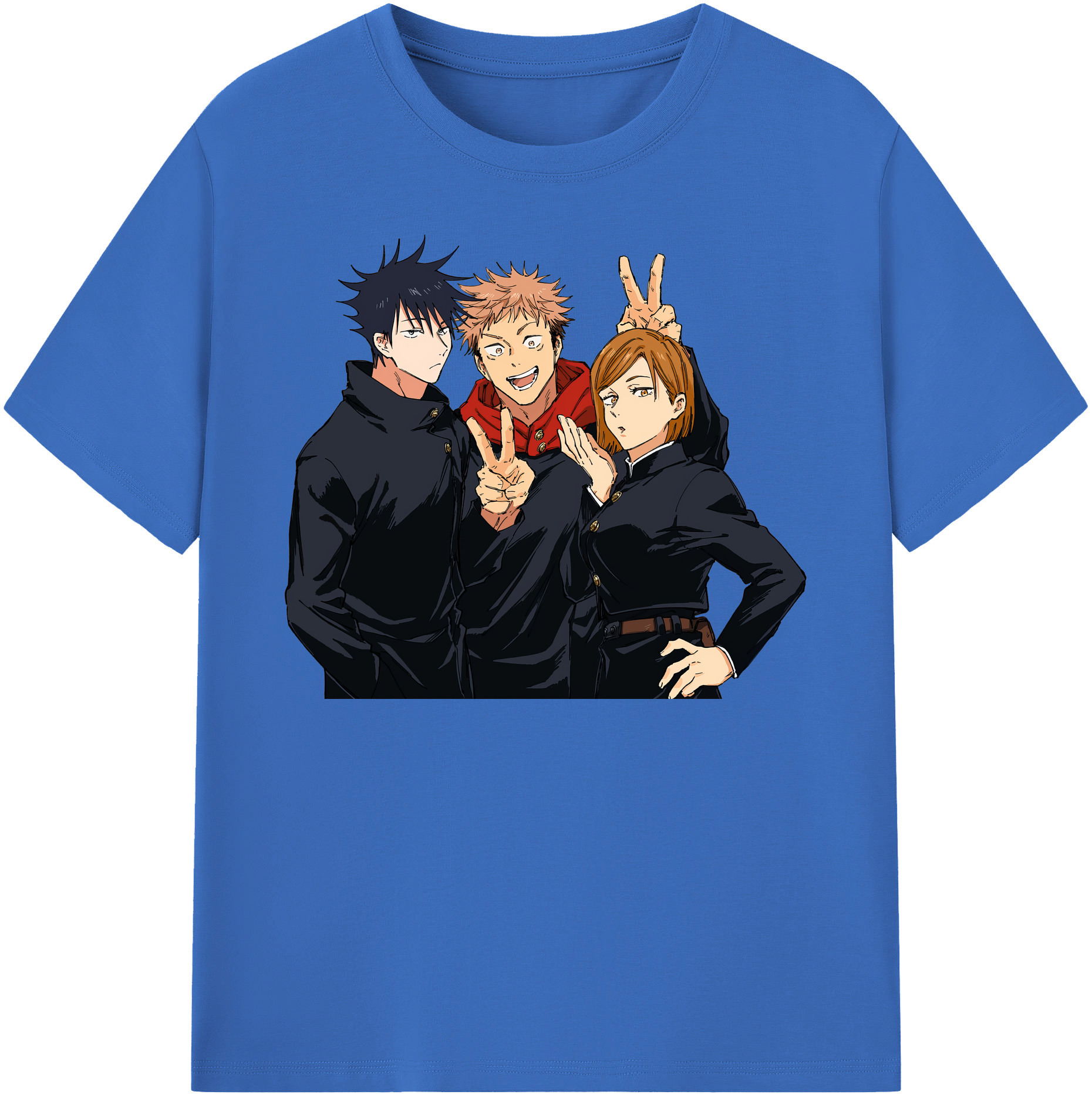 （画像用） 呪術廻戦 Jujutsu Kaisen 綿100％半袖Tシャツ（フロントプリント）