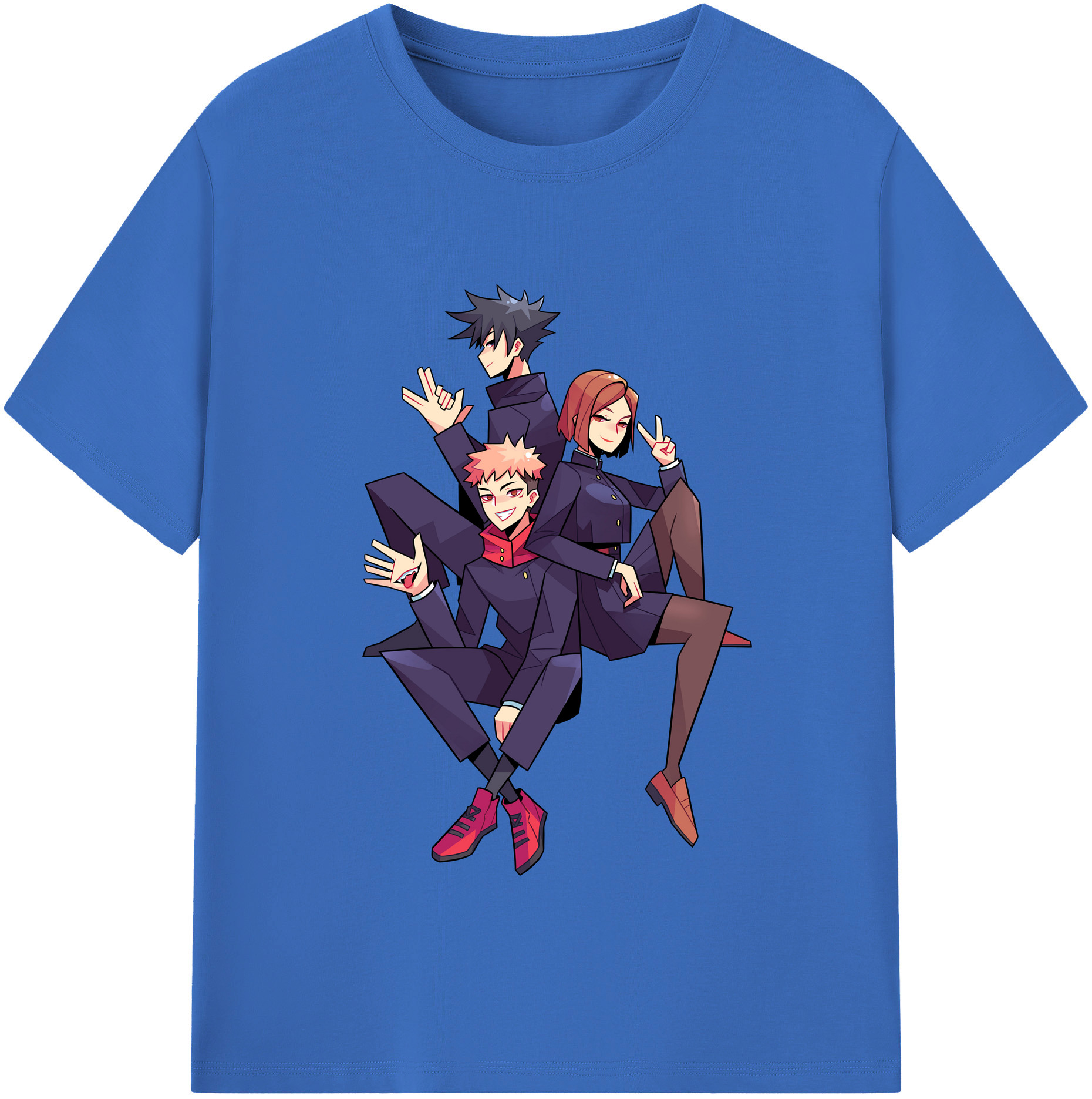 （画像用） 呪術廻戦 Jujutsu Kaisen 綿100％半袖Tシャツ（フロントプリント）