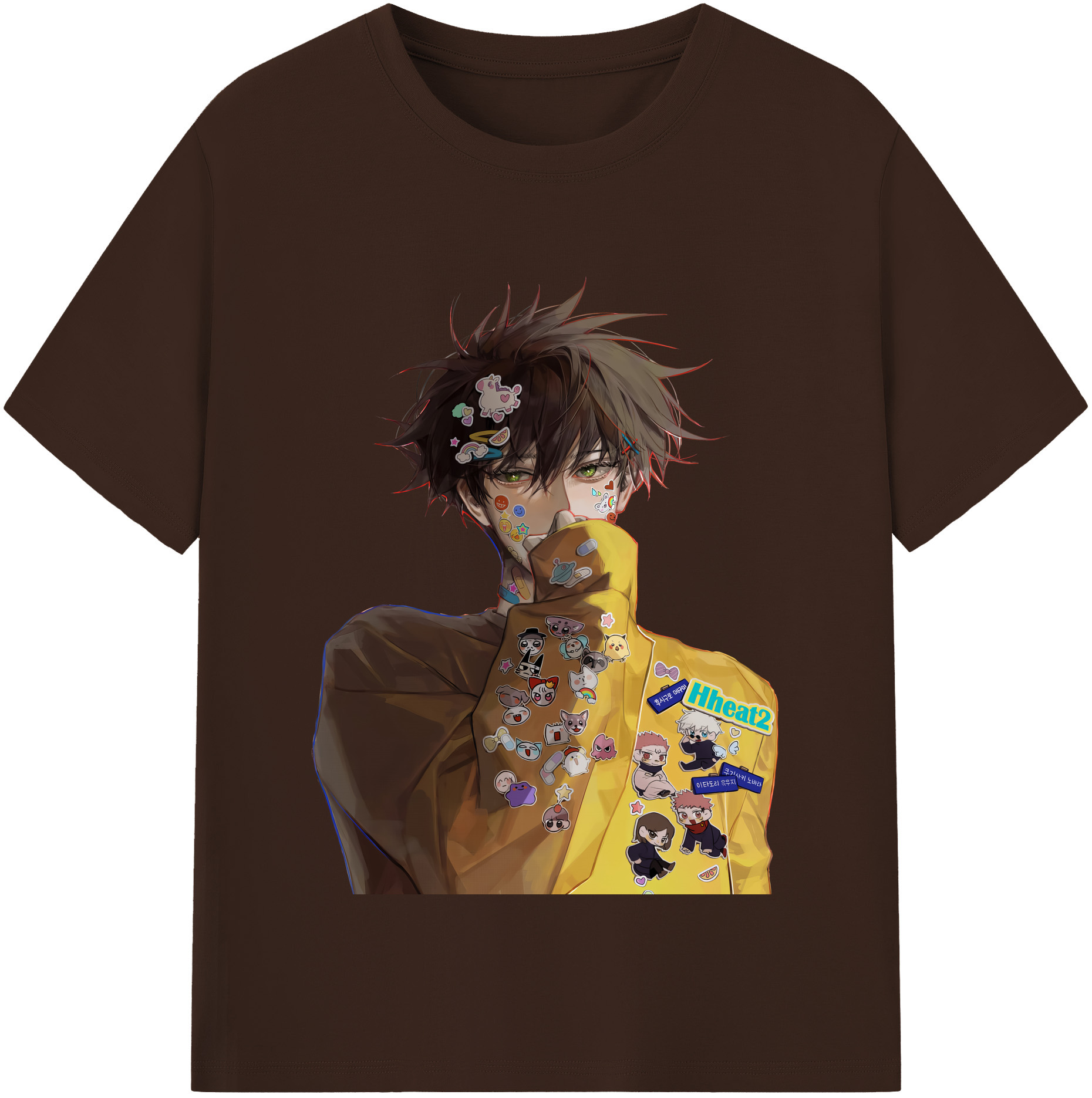（画像用） 呪術廻戦 Jujutsu Kaisen 綿100％半袖Tシャツ（フロントプリント）