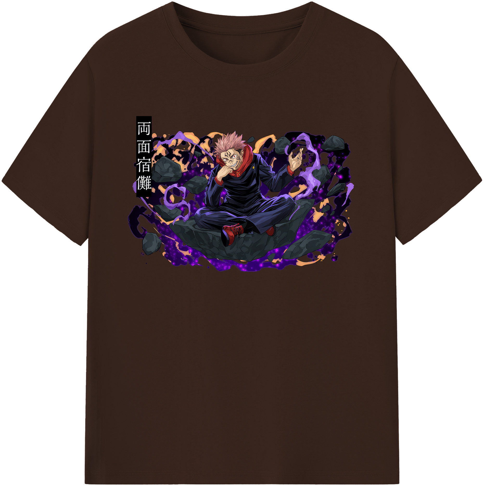 （画像用） 呪術廻戦 Jujutsu Kaisen 綿100％半袖Tシャツ（フロントプリント）