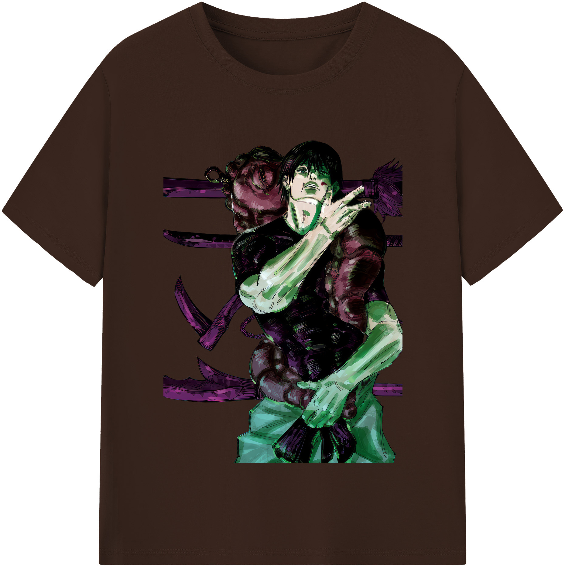 （画像用） 呪術廻戦 Jujutsu Kaisen 綿100％半袖Tシャツ（フロントプリント）