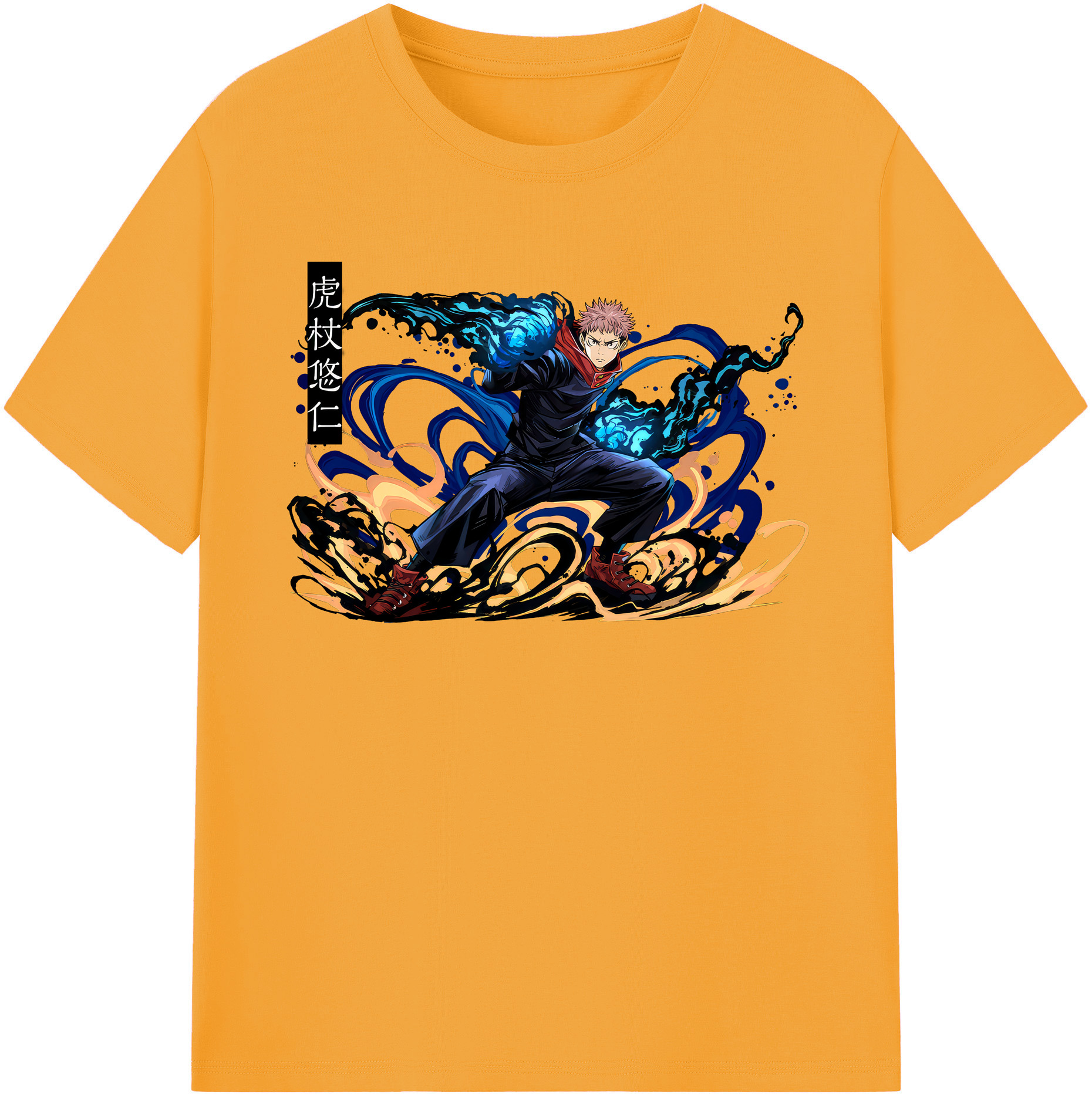 （画像用） 呪術廻戦 Jujutsu Kaisen 綿100％半袖Tシャツ（フロントプリント）