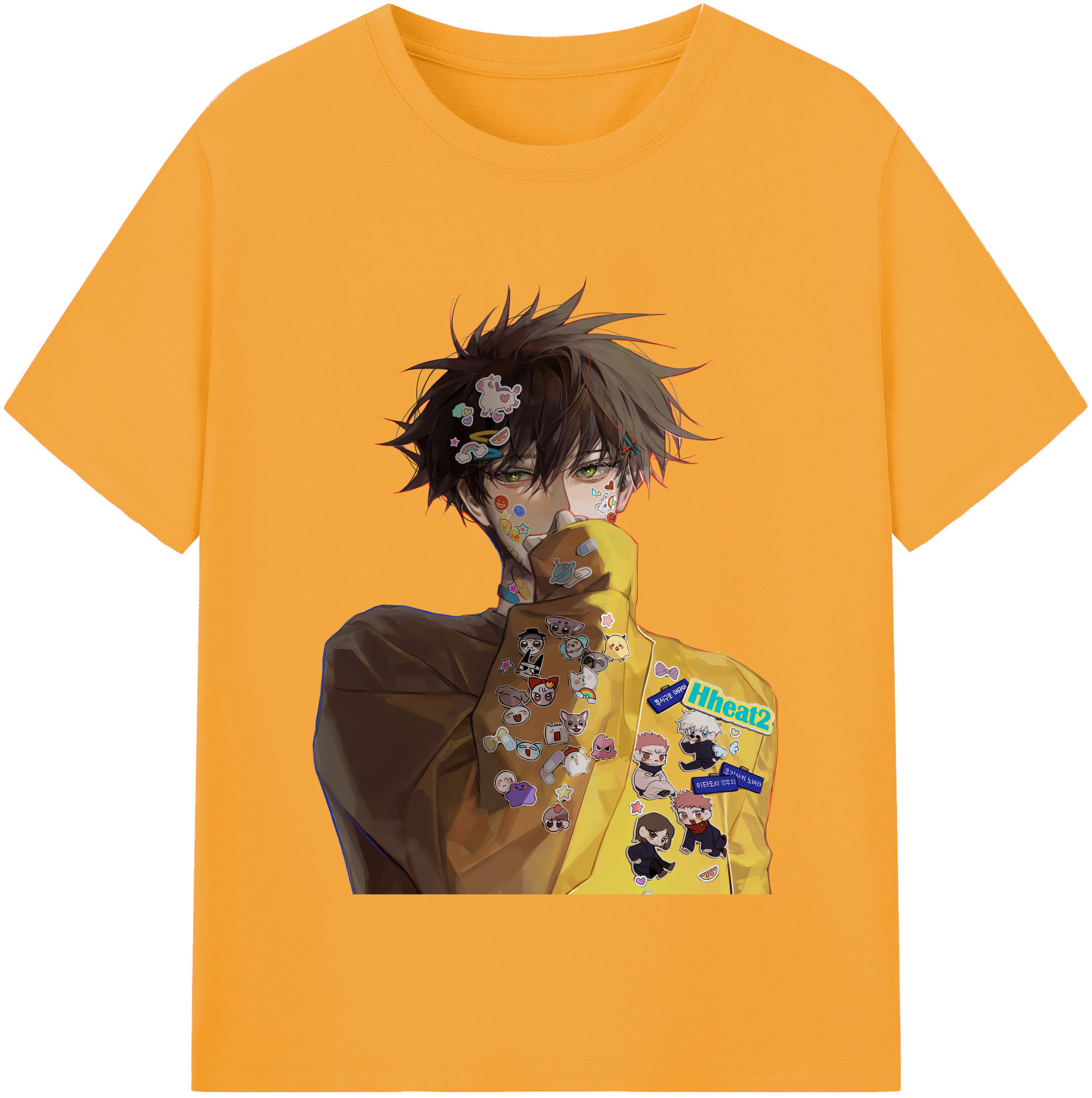 （画像用） 呪術廻戦 Jujutsu Kaisen 綿100％半袖Tシャツ（フロントプリント）