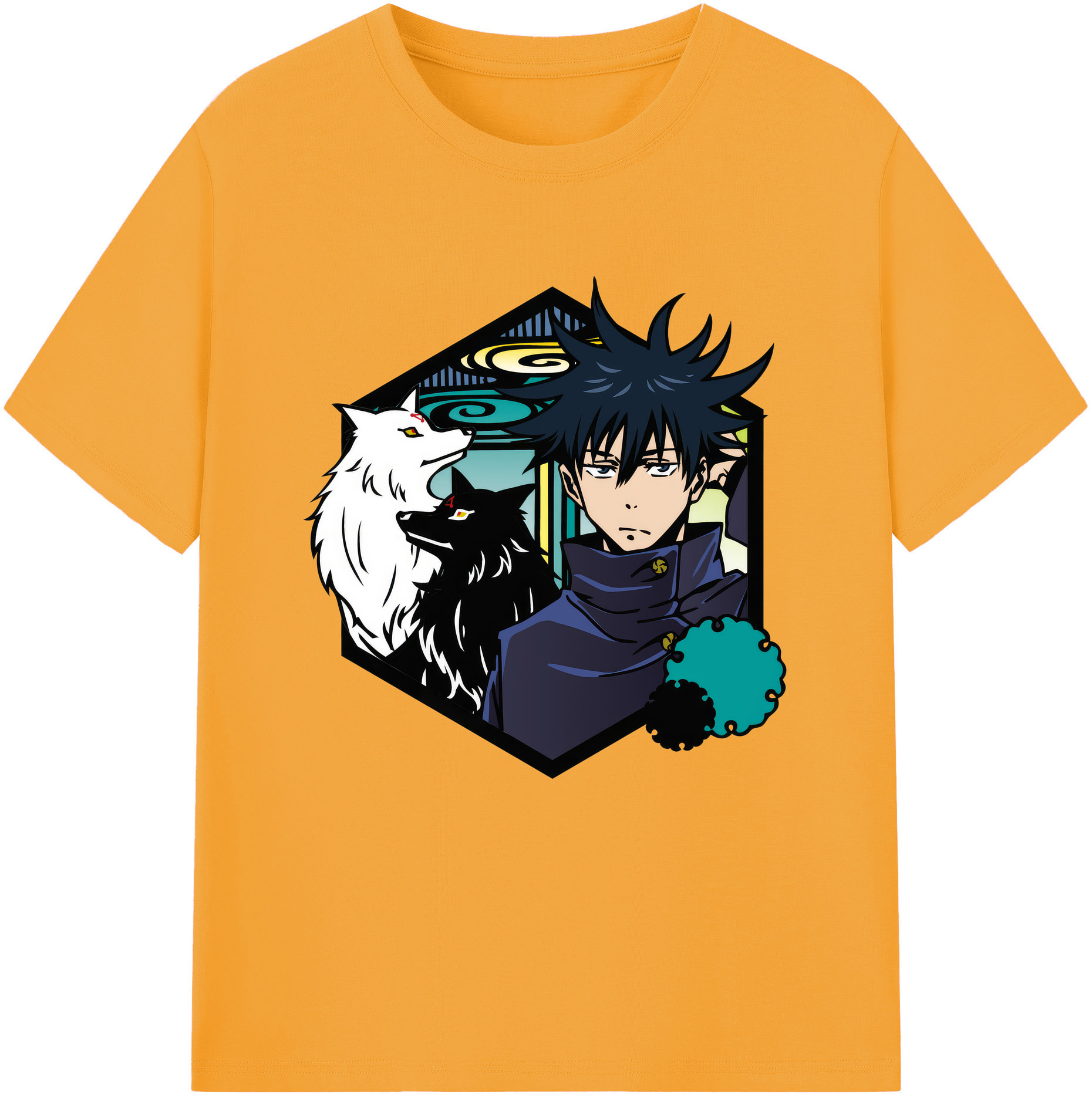 （画像用） 呪術廻戦 Jujutsu Kaisen 綿100％半袖Tシャツ（フロントプリント）