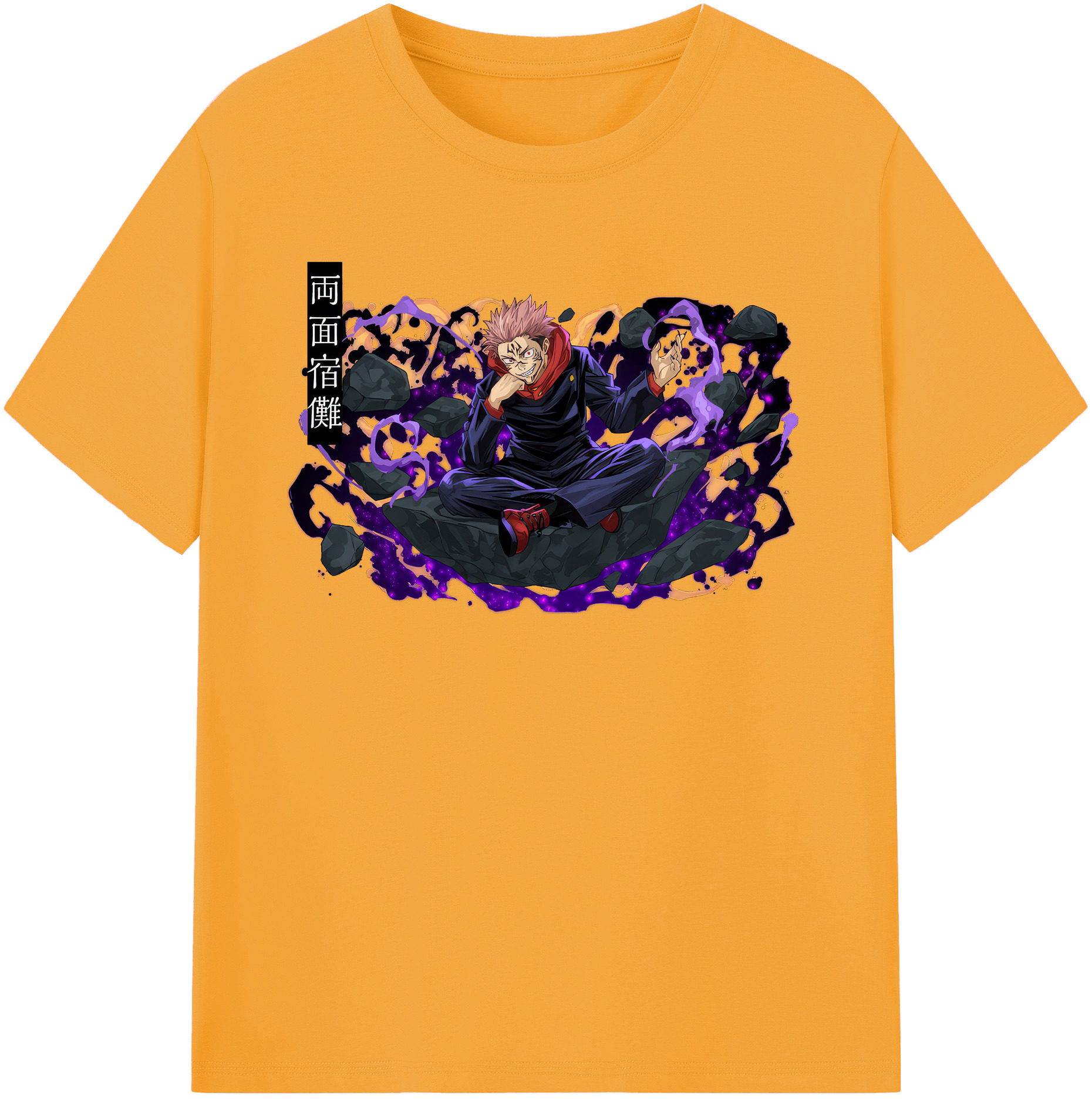 （画像用） 呪術廻戦 Jujutsu Kaisen 綿100％半袖Tシャツ（フロントプリント）