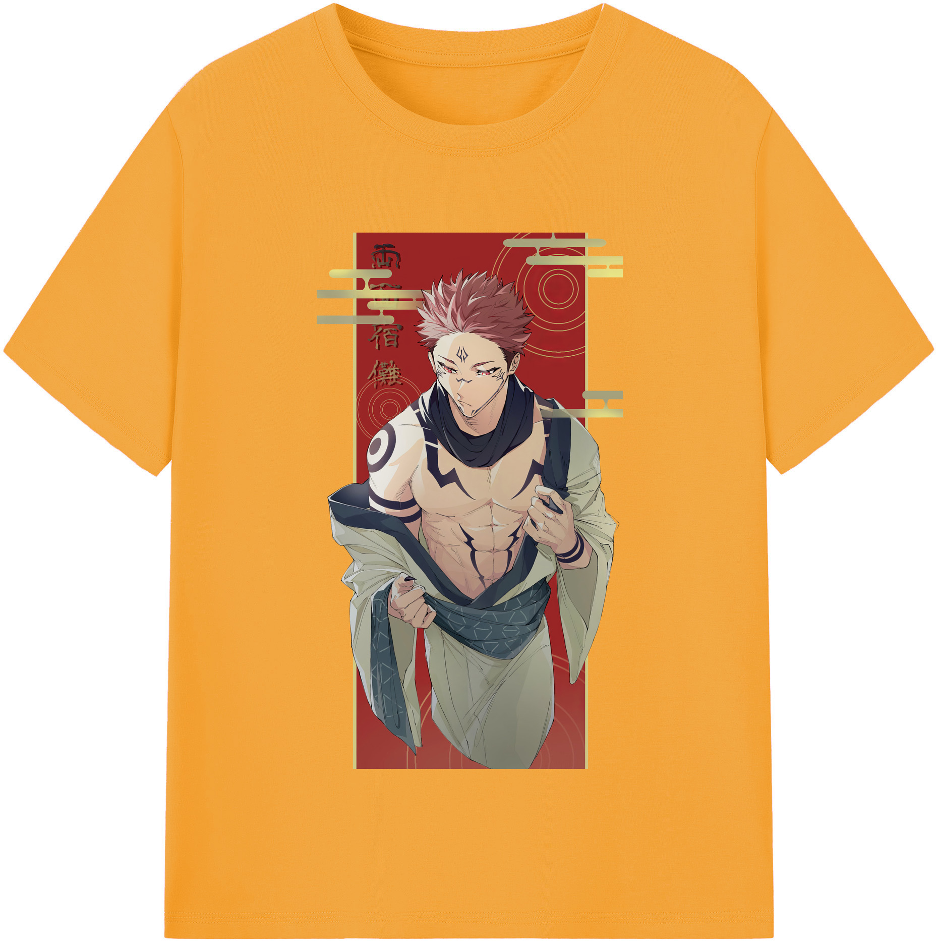 （画像用） 呪術廻戦 Jujutsu Kaisen 綿100％半袖Tシャツ（フロントプリント）