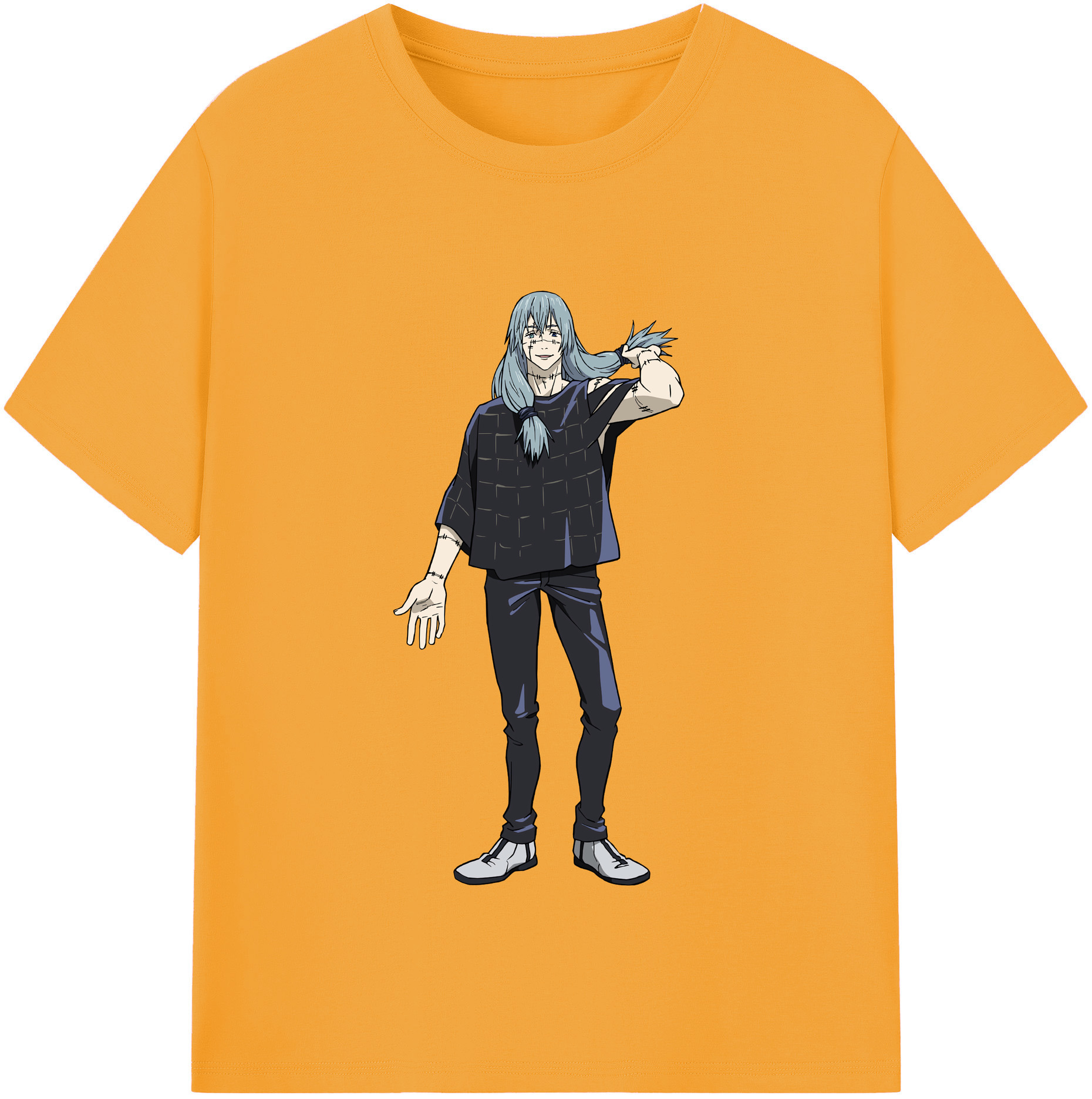 （画像用） 呪術廻戦 Jujutsu Kaisen 綿100％半袖Tシャツ（フロントプリント）