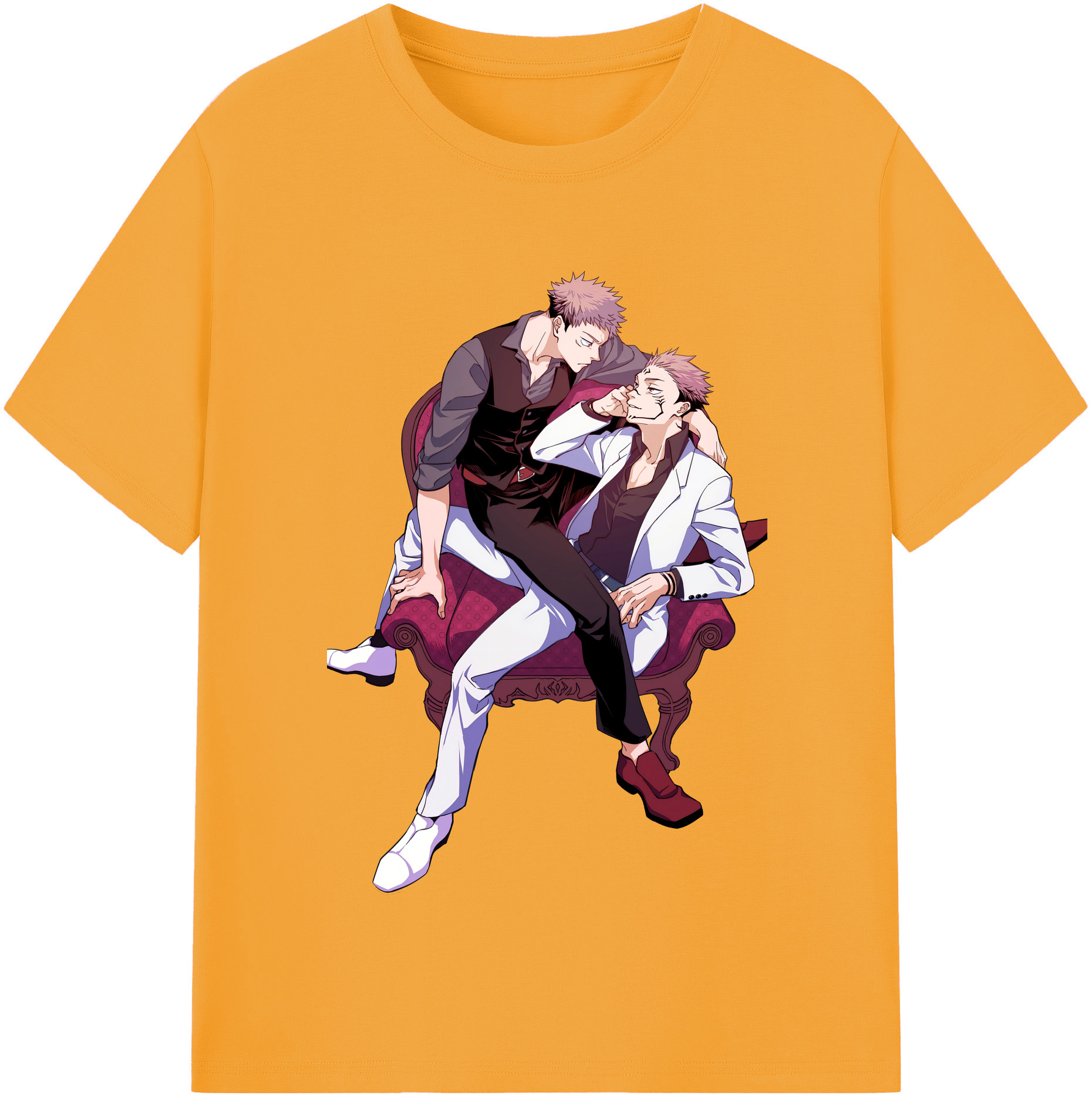 （画像用） 呪術廻戦 Jujutsu Kaisen 綿100％半袖Tシャツ（フロントプリント）