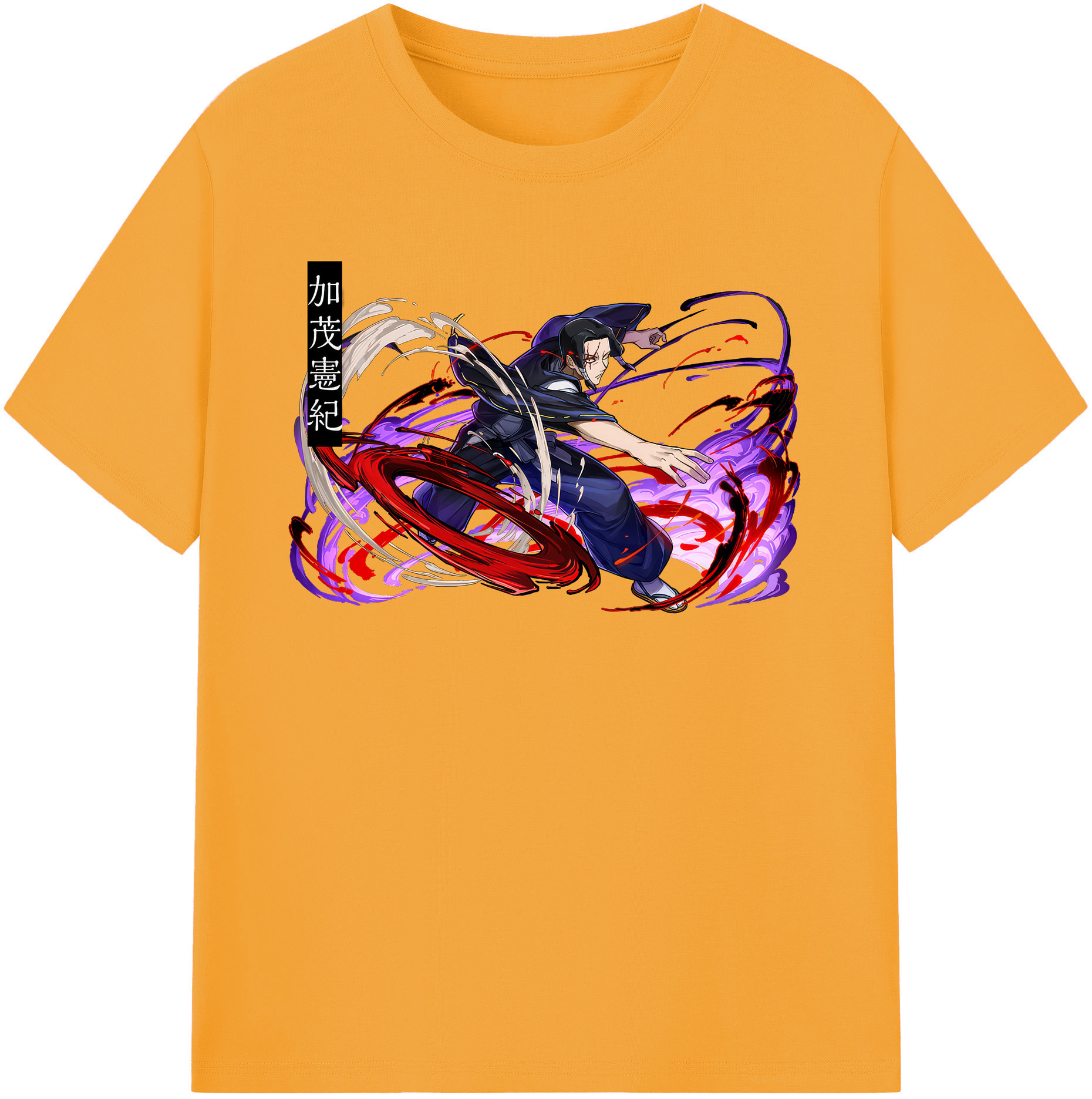 （画像用） 呪術廻戦 Jujutsu Kaisen 綿100％半袖Tシャツ（フロントプリント）