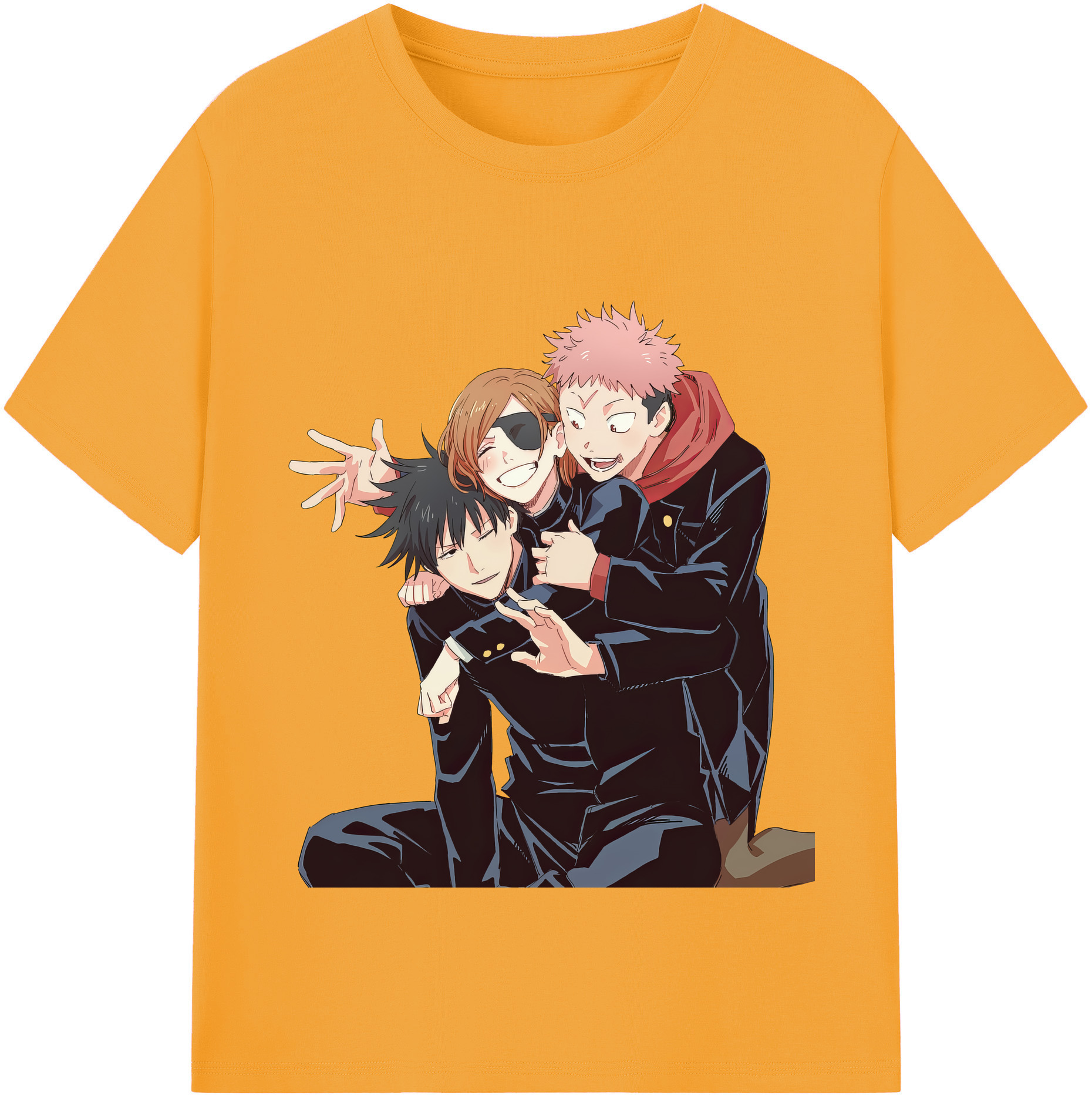 （画像用） 呪術廻戦 Jujutsu Kaisen 綿100％半袖Tシャツ（フロントプリント）