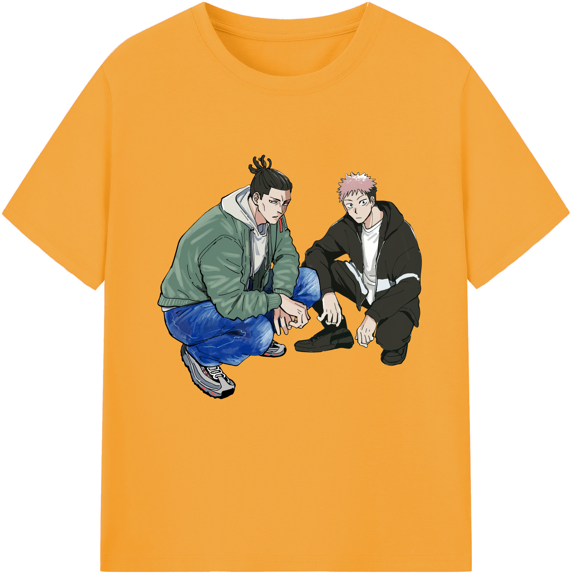 （画像用） 呪術廻戦 Jujutsu Kaisen 綿100％半袖Tシャツ（フロントプリント）