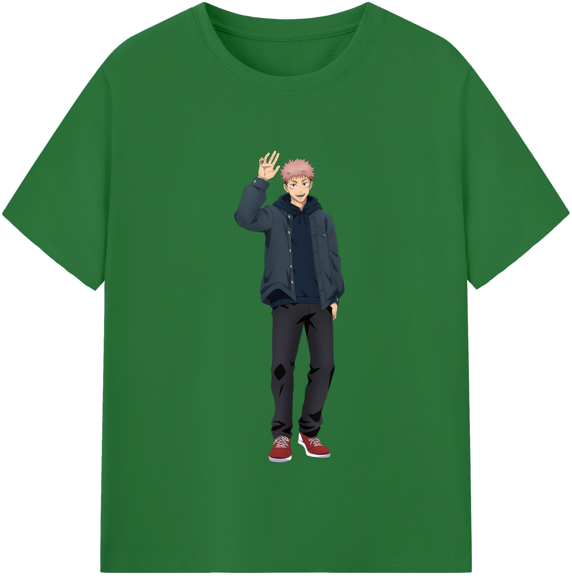 （画像用） 呪術廻戦 Jujutsu Kaisen 綿100％半袖Tシャツ（フロントプリント）