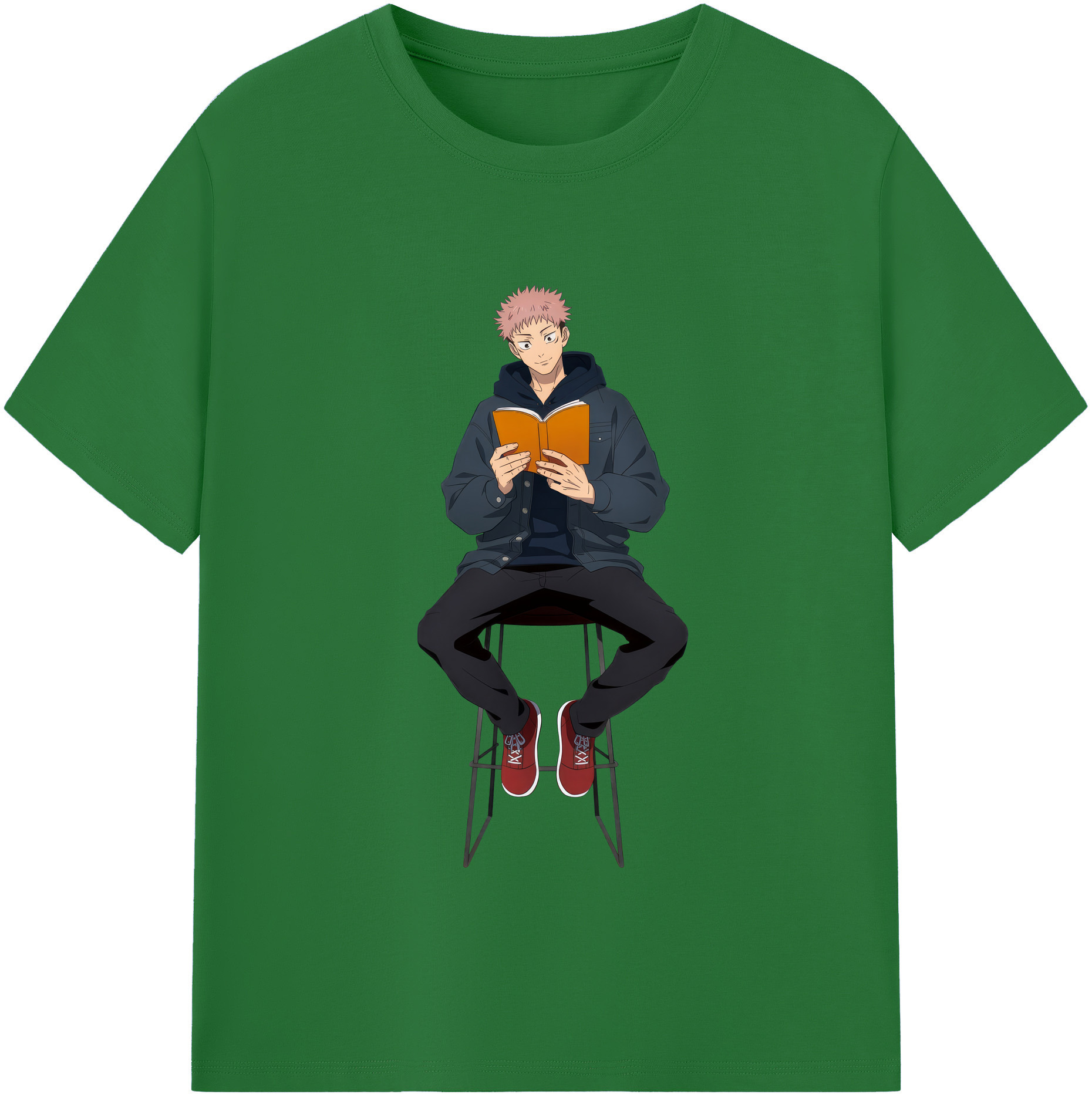 （画像用） 呪術廻戦 Jujutsu Kaisen 綿100％半袖Tシャツ（フロントプリント）