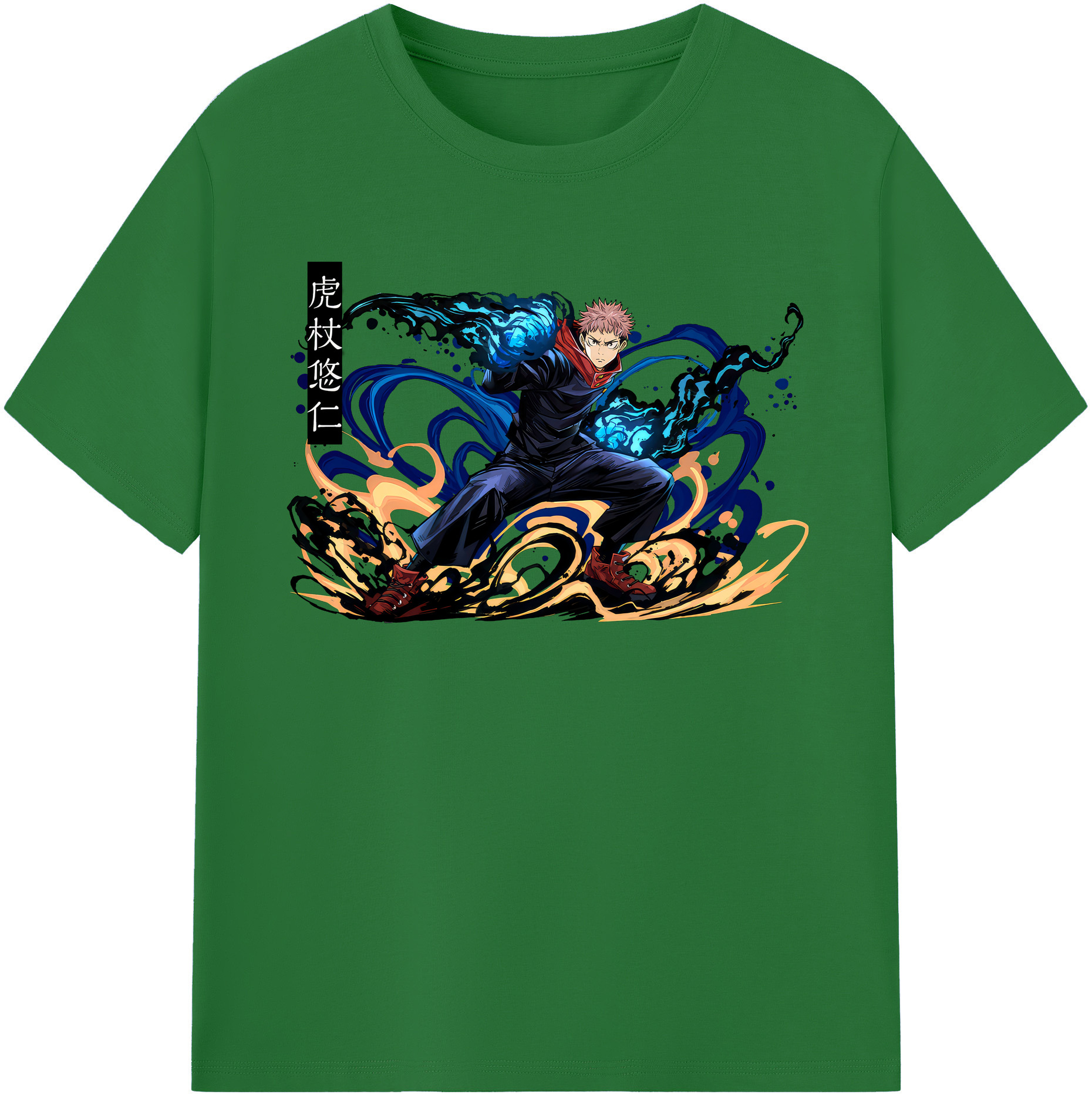 （画像用） 呪術廻戦 Jujutsu Kaisen 綿100％半袖Tシャツ（フロントプリント）