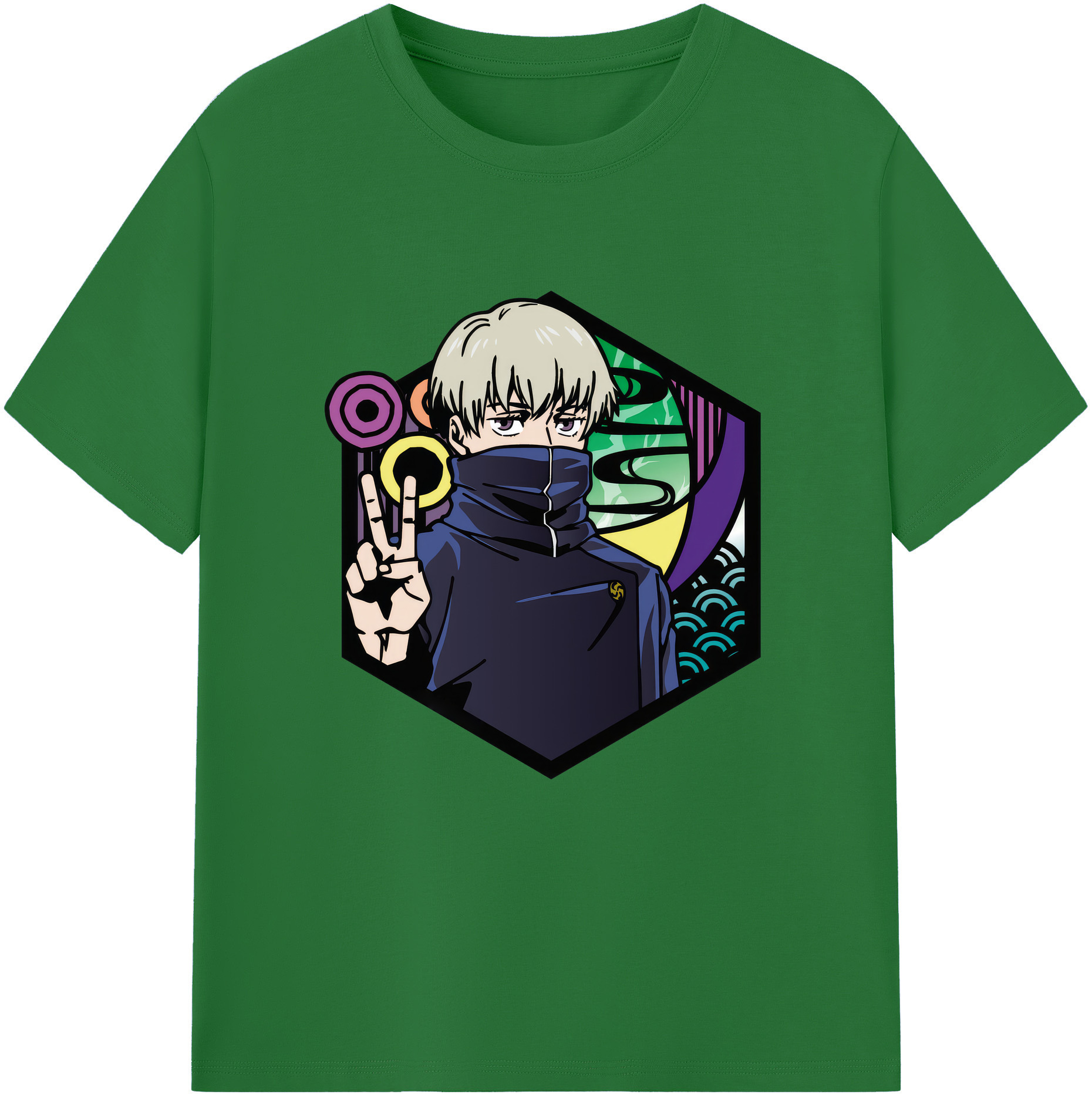 （画像用） 呪術廻戦 Jujutsu Kaisen 綿100％半袖Tシャツ（フロントプリント）