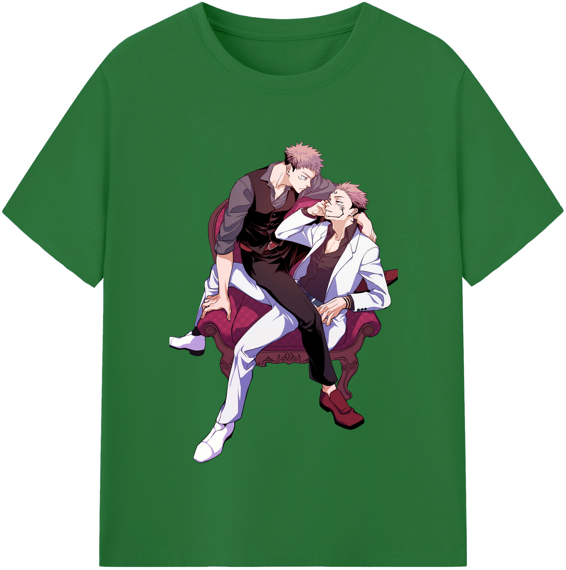 （画像用） 呪術廻戦 Jujutsu Kaisen 綿100％半袖Tシャツ（フロントプリント）