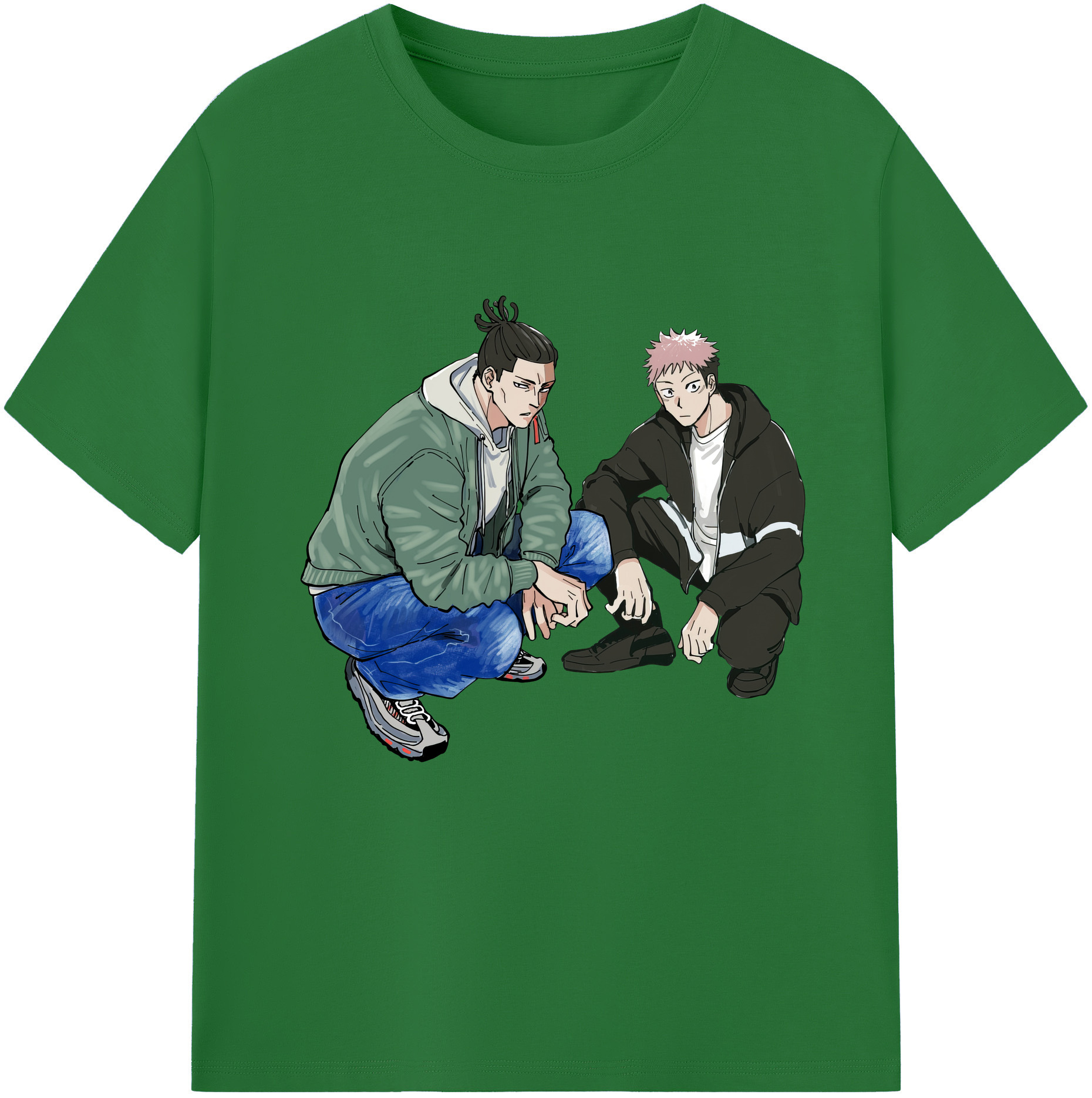 （画像用） 呪術廻戦 Jujutsu Kaisen 綿100％半袖Tシャツ（フロントプリント）
