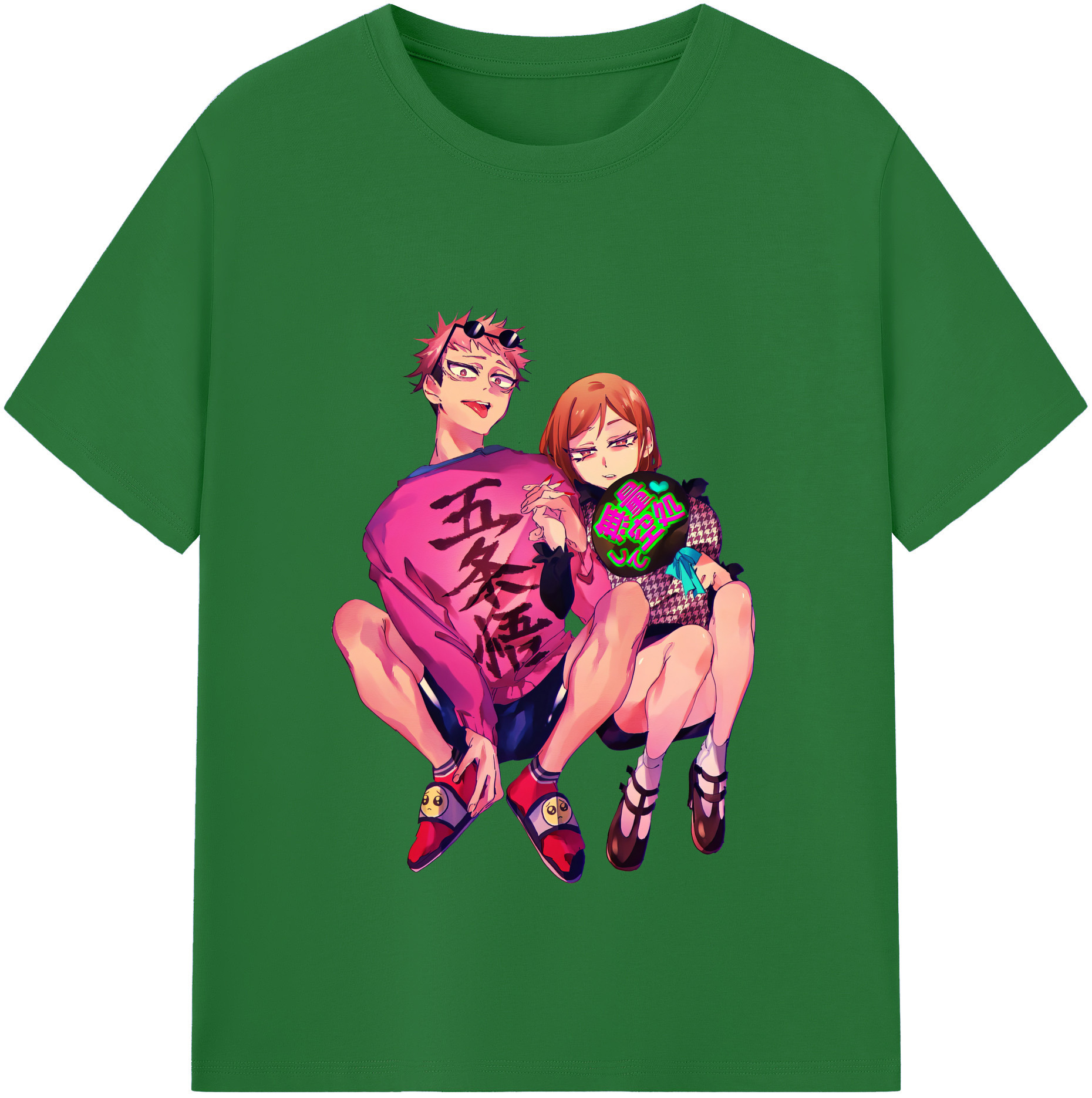 （画像用） 呪術廻戦 Jujutsu Kaisen 綿100％半袖Tシャツ（フロントプリント）