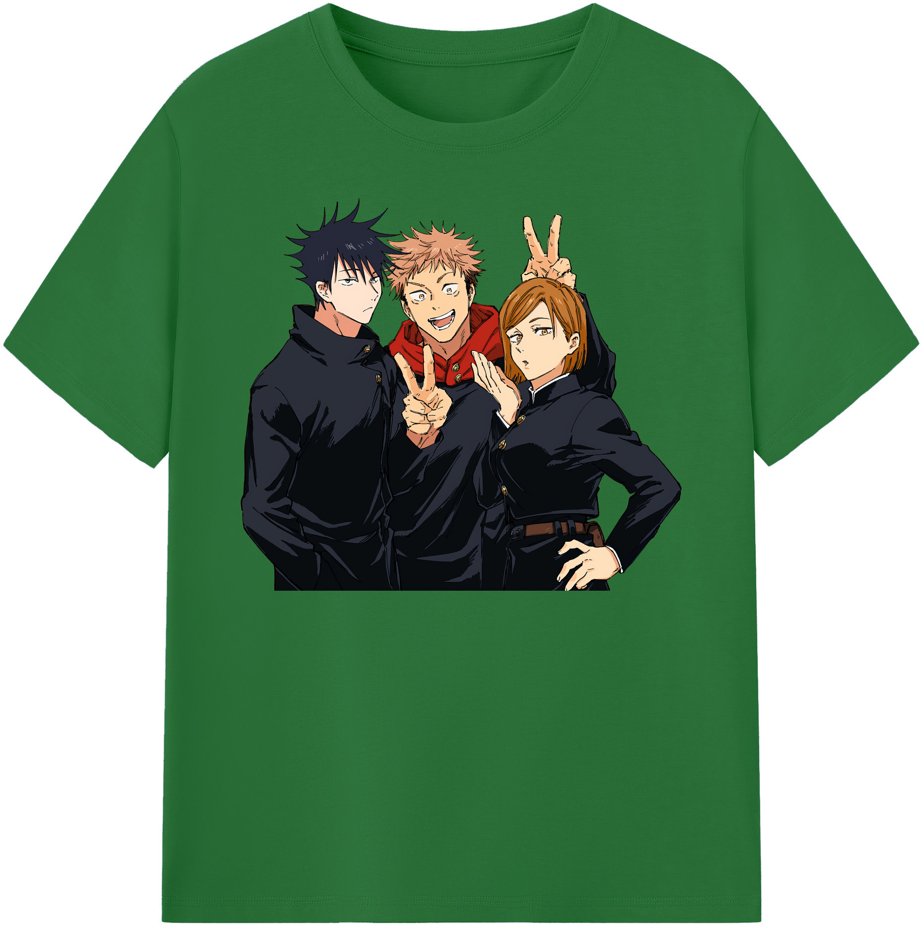 （画像用） 呪術廻戦 Jujutsu Kaisen 綿100％半袖Tシャツ（フロントプリント）