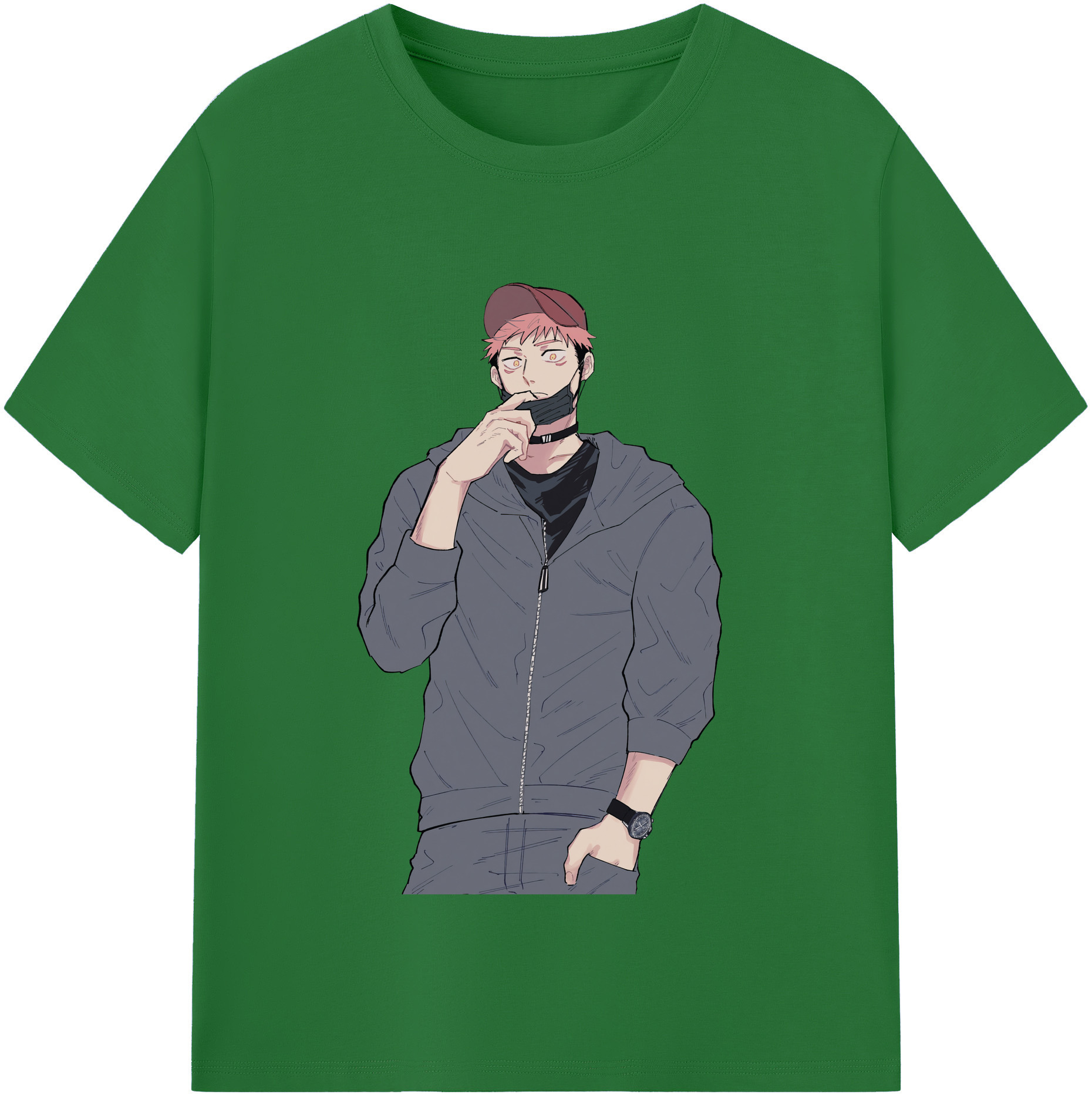 （画像用） 呪術廻戦 Jujutsu Kaisen 綿100％半袖Tシャツ（フロントプリント）