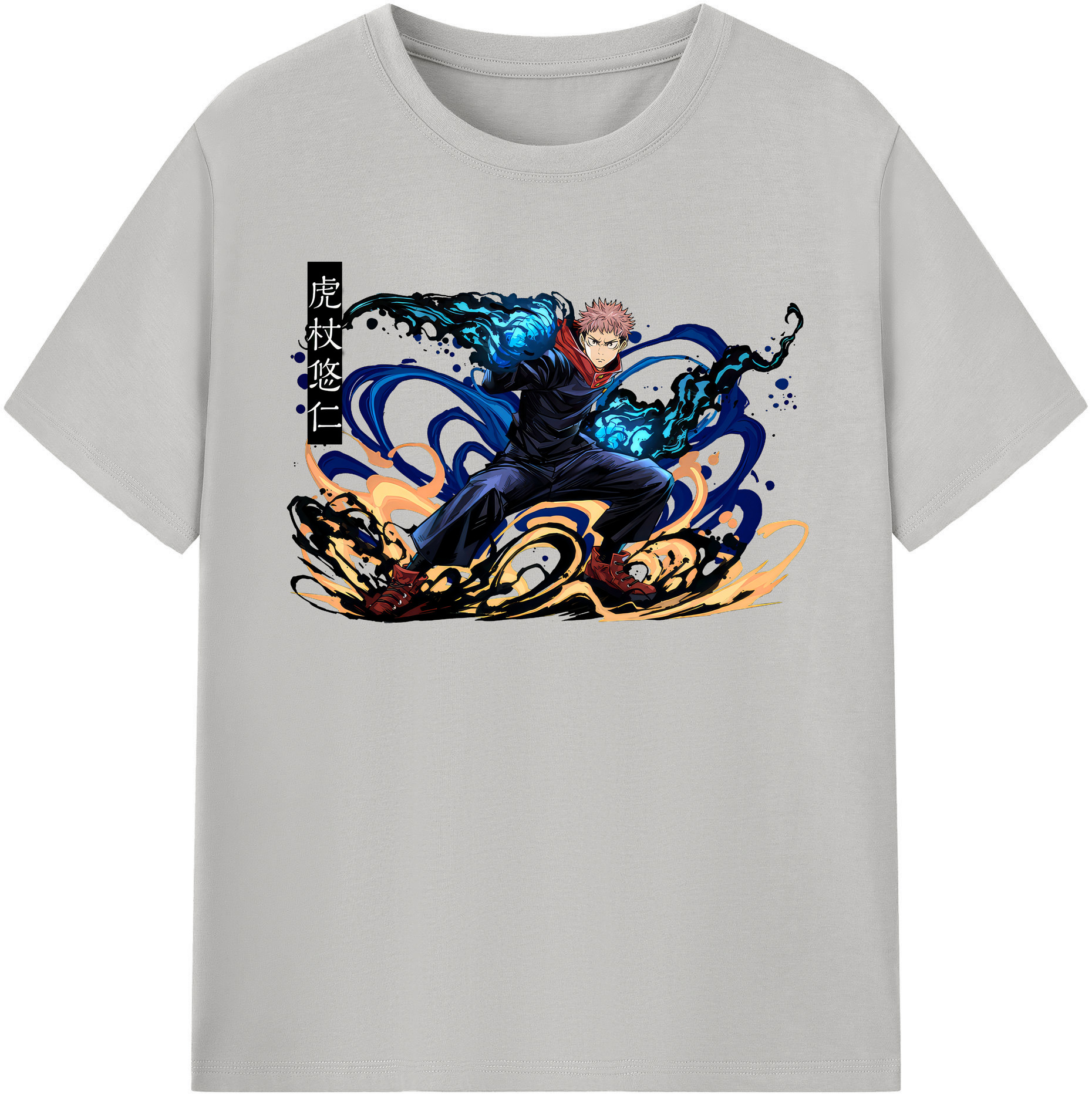 （画像用） 呪術廻戦 Jujutsu Kaisen 綿100％半袖Tシャツ（フロントプリント）