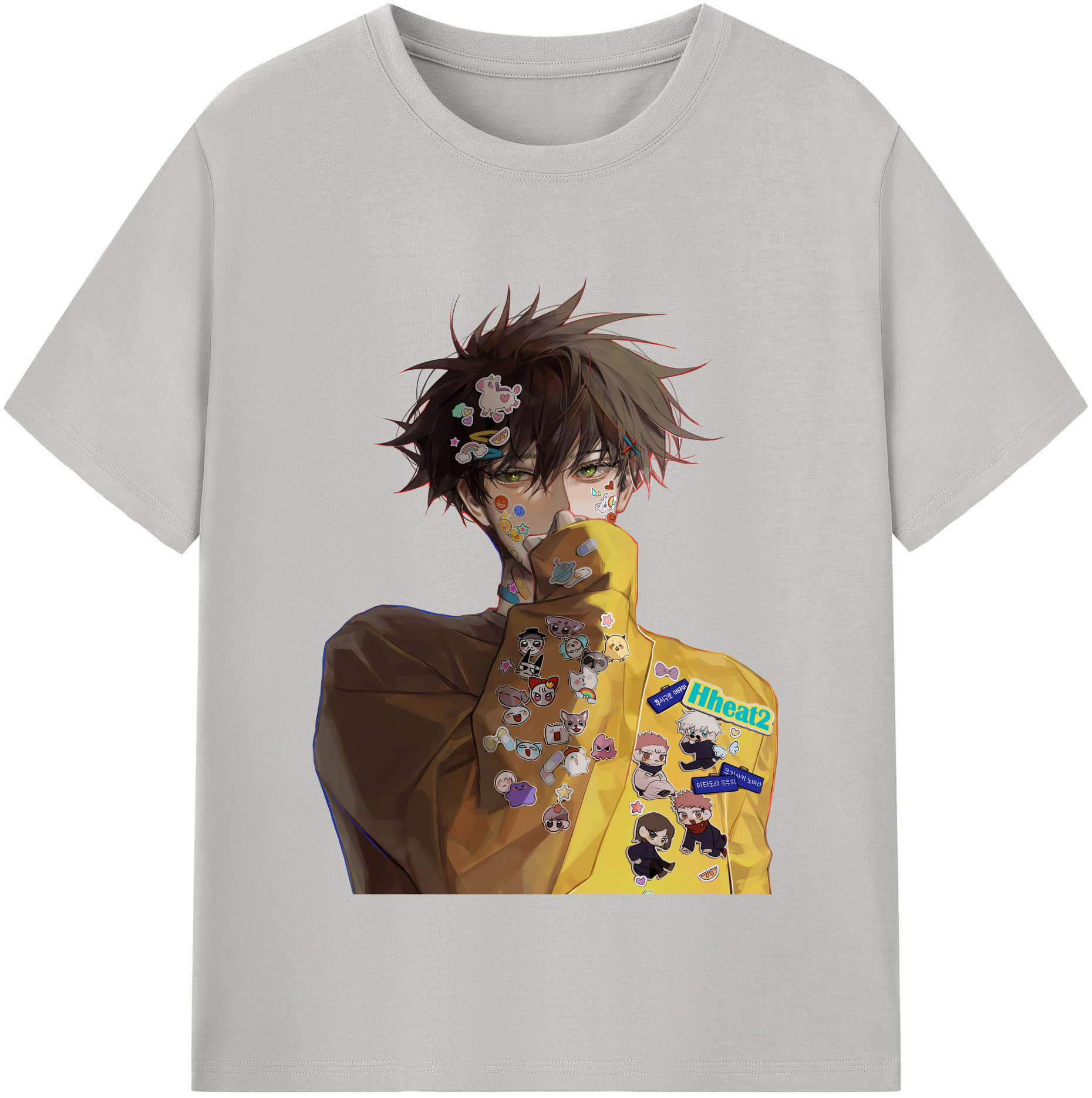 （画像用） 呪術廻戦 Jujutsu Kaisen 綿100％半袖Tシャツ（フロントプリント）