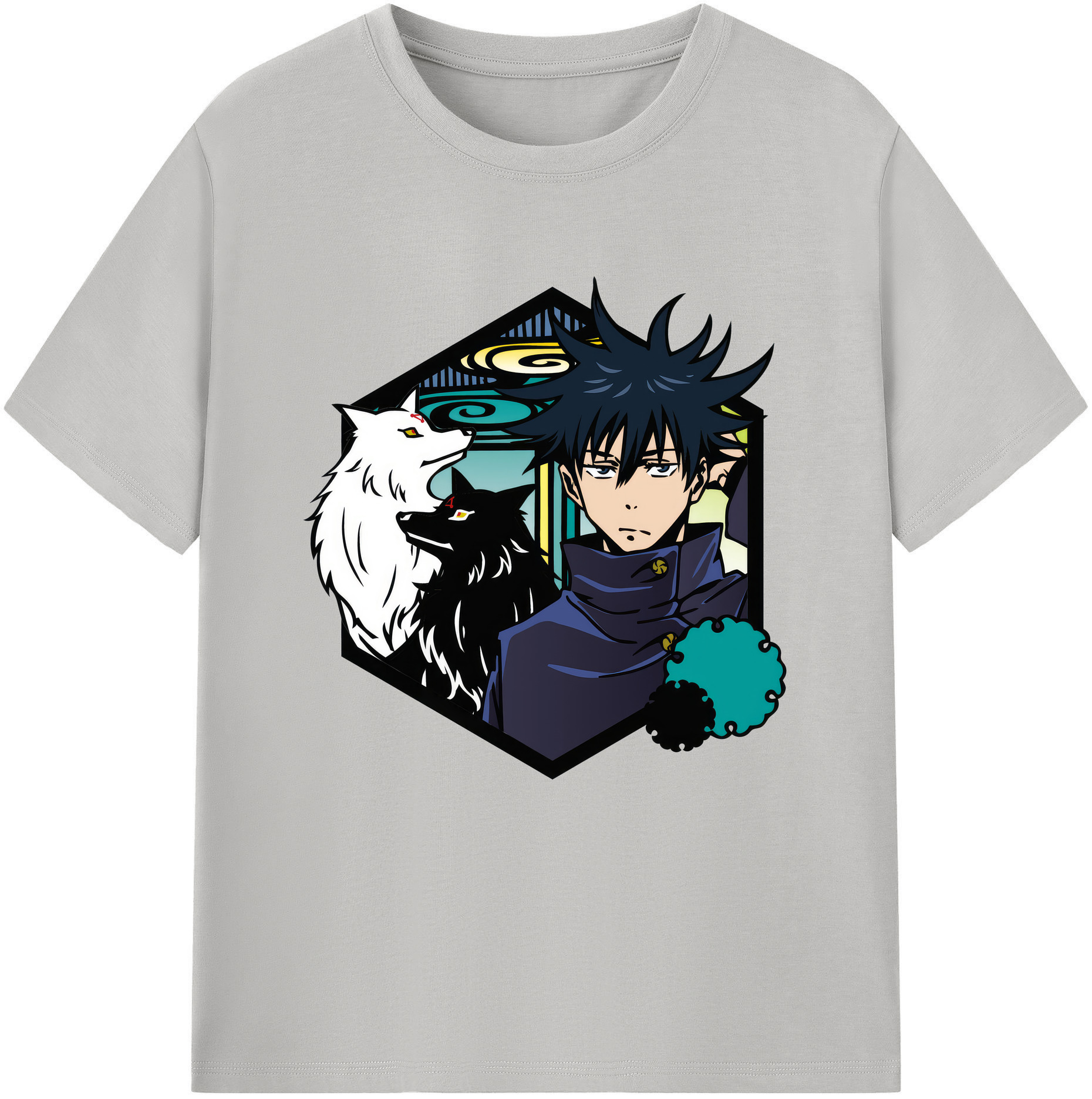 （画像用） 呪術廻戦 Jujutsu Kaisen 綿100％半袖Tシャツ（フロントプリント）