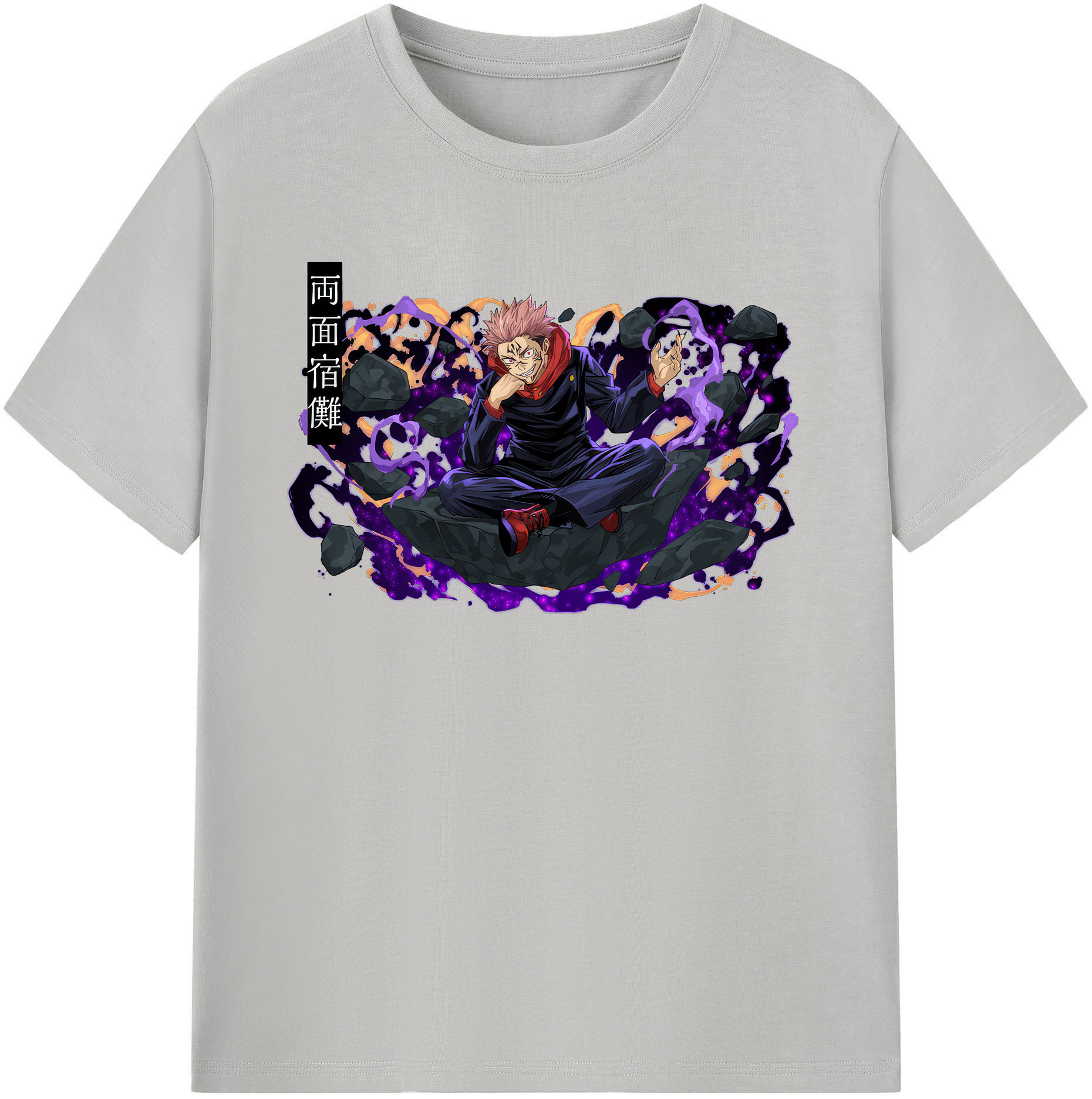 （画像用） 呪術廻戦 Jujutsu Kaisen 綿100％半袖Tシャツ（フロントプリント）