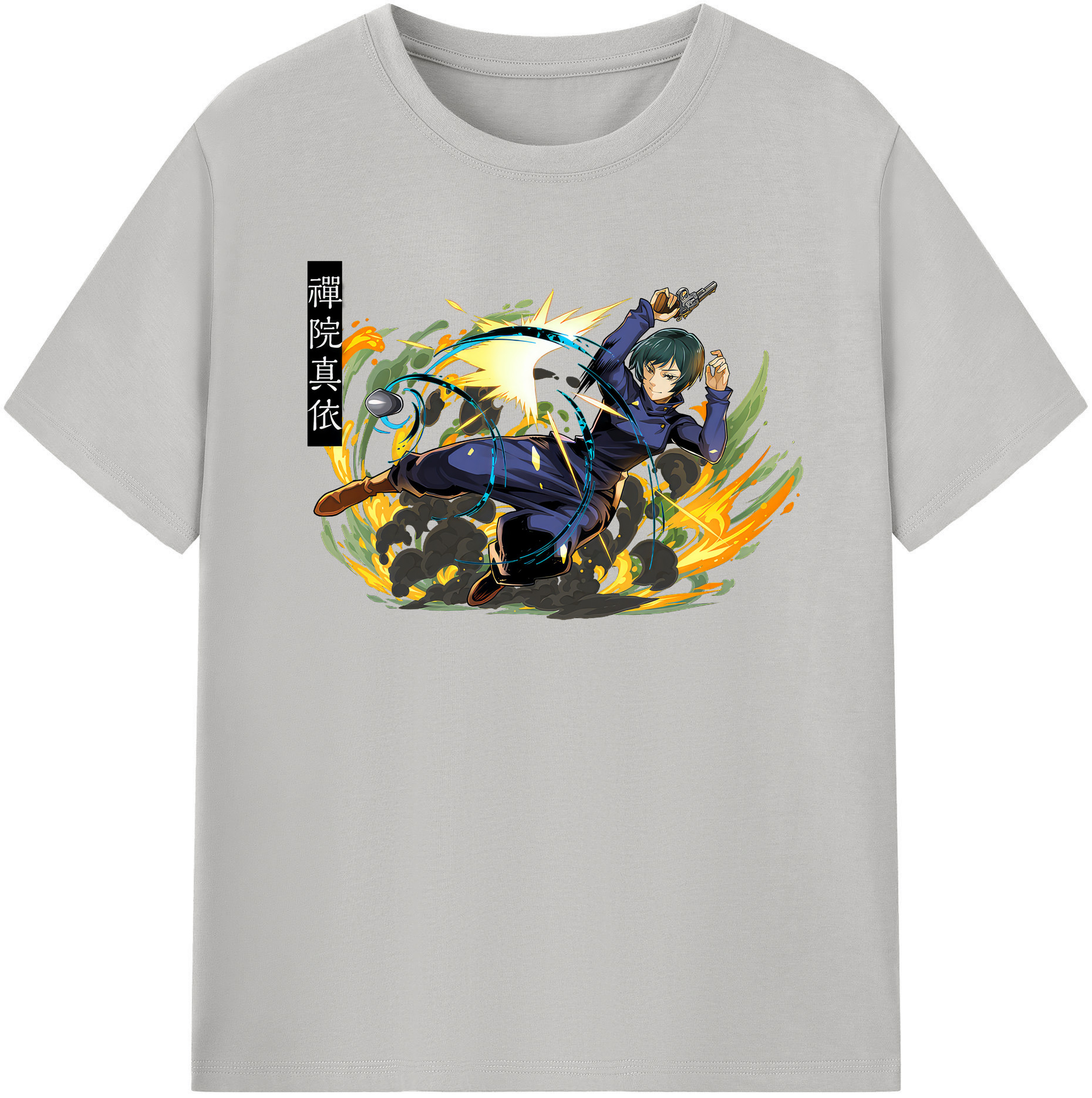 （画像用） 呪術廻戦 Jujutsu Kaisen 綿100％半袖Tシャツ（フロントプリント）