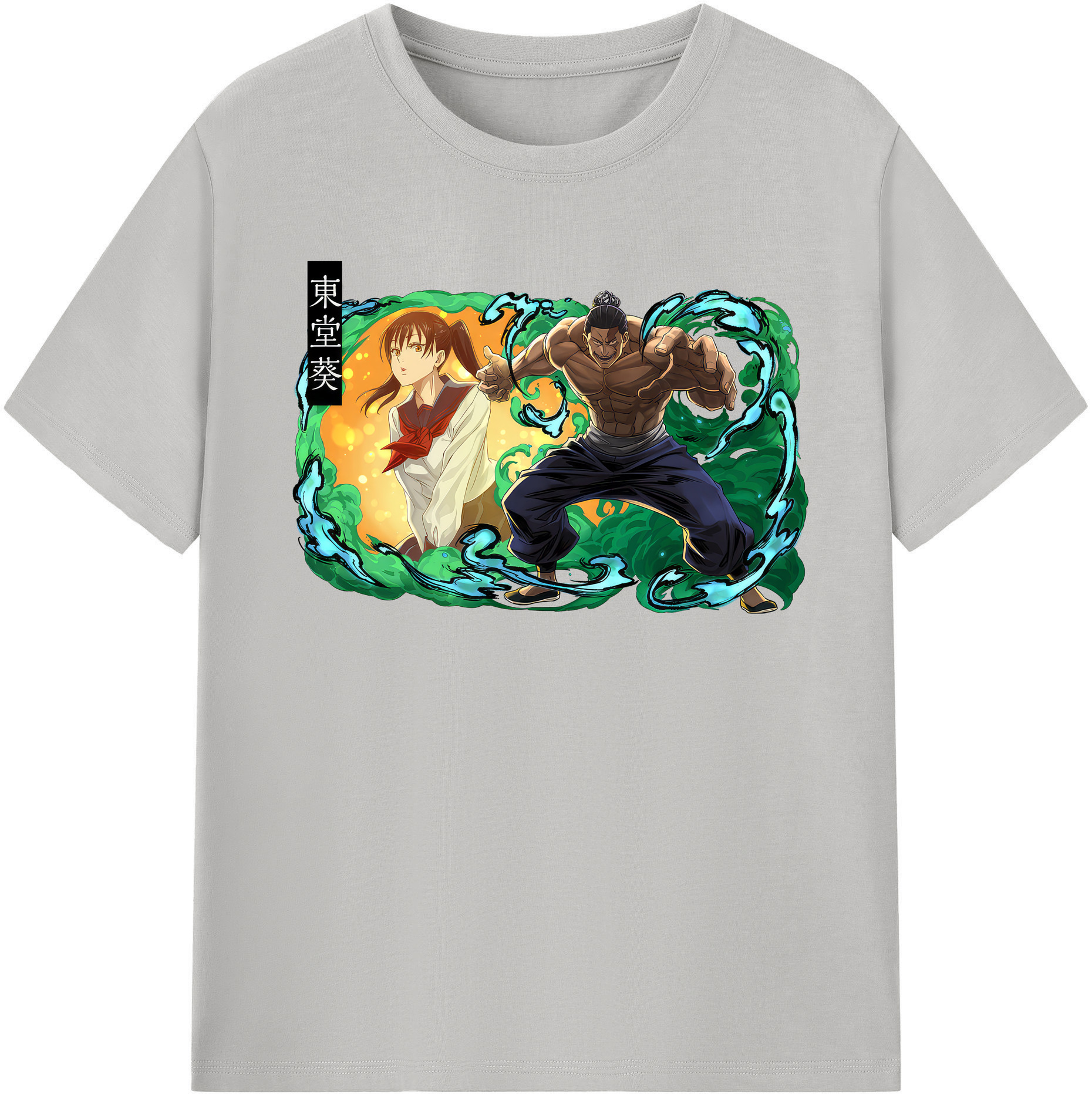 （画像用） 呪術廻戦 Jujutsu Kaisen 綿100％半袖Tシャツ（フロントプリント）