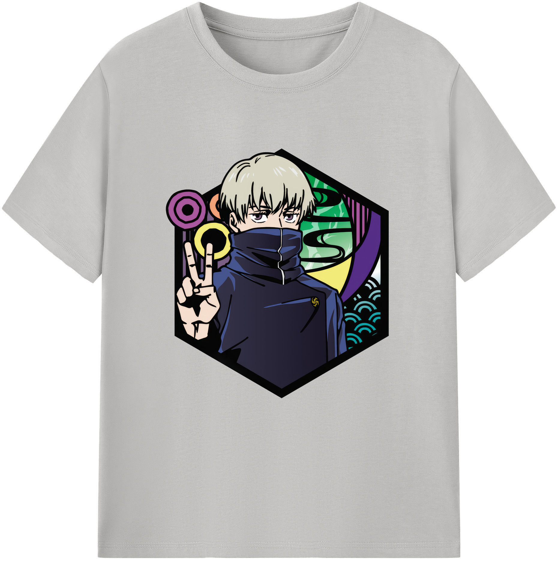 （画像用） 呪術廻戦 Jujutsu Kaisen 綿100％半袖Tシャツ（フロントプリント）