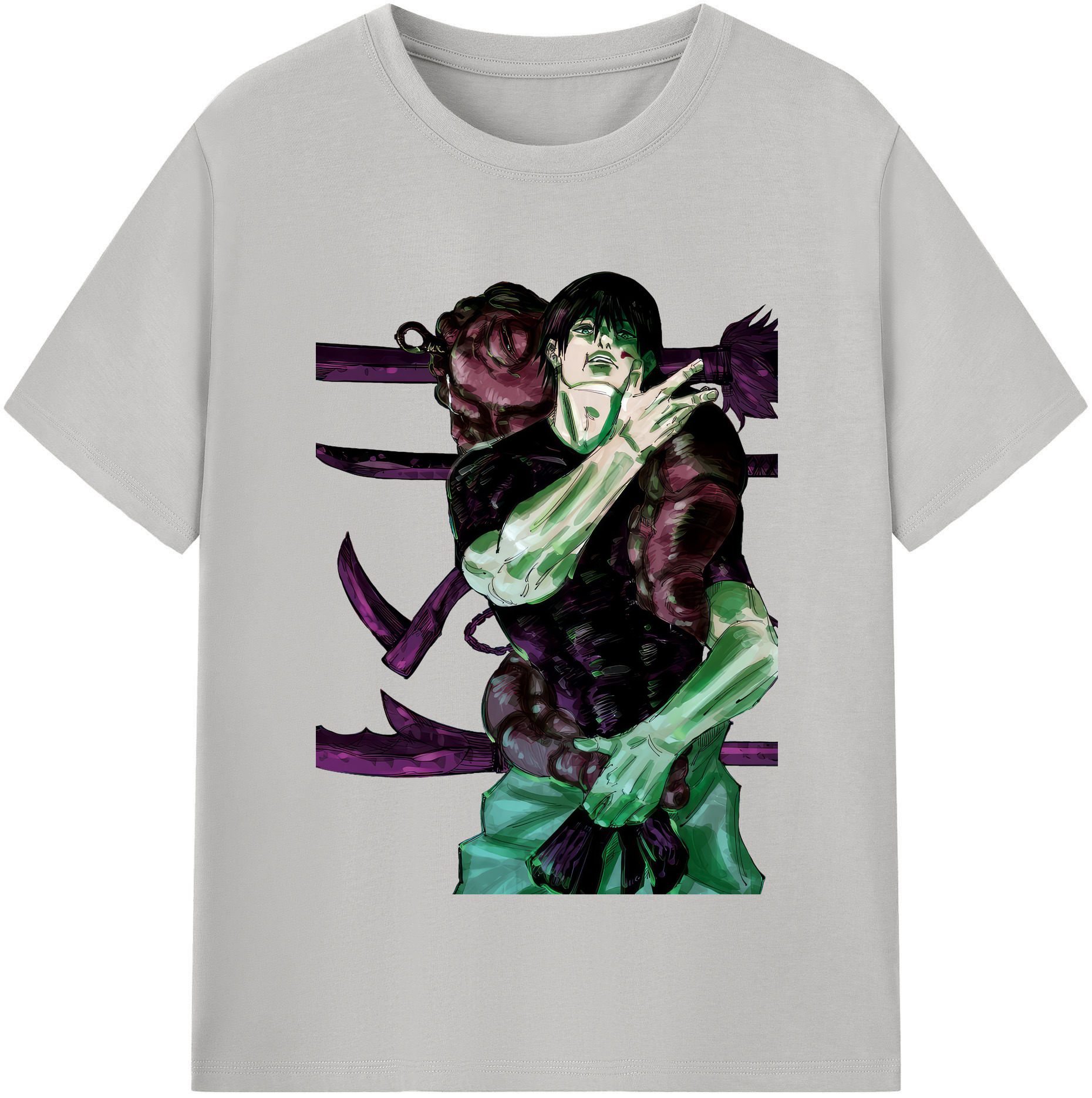 （画像用） 呪術廻戦 Jujutsu Kaisen 綿100％半袖Tシャツ（フロントプリント）