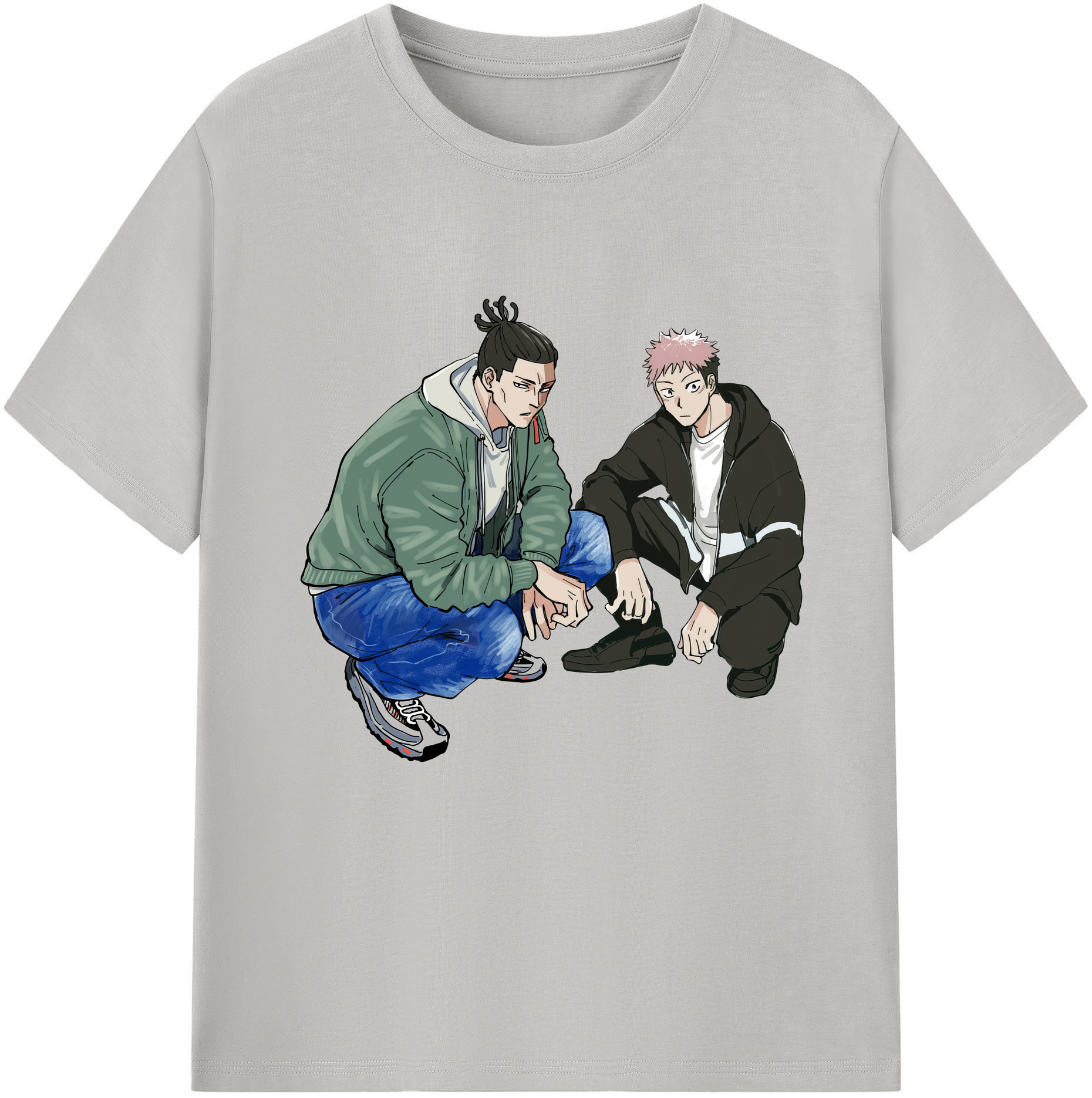 （画像用） 呪術廻戦 Jujutsu Kaisen 綿100％半袖Tシャツ（フロントプリント）