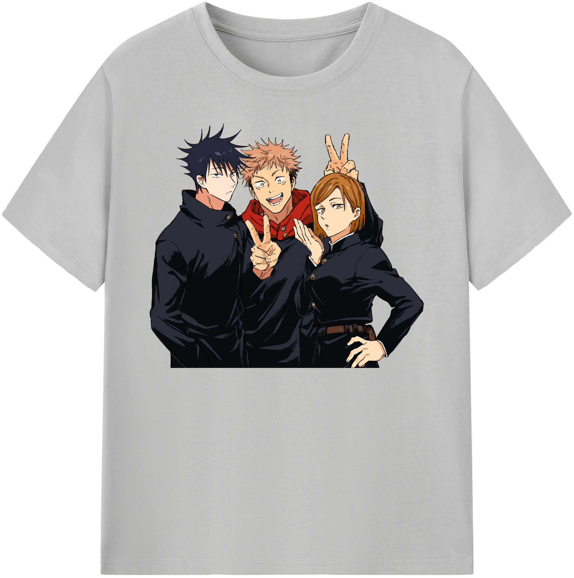（画像用） 呪術廻戦 Jujutsu Kaisen 綿100％半袖Tシャツ（フロントプリント）