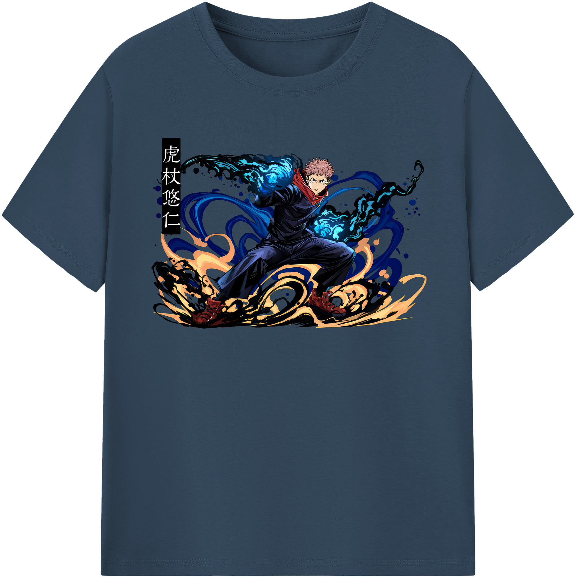 （画像用） 呪術廻戦 Jujutsu Kaisen 綿100％半袖Tシャツ（フロントプリント）