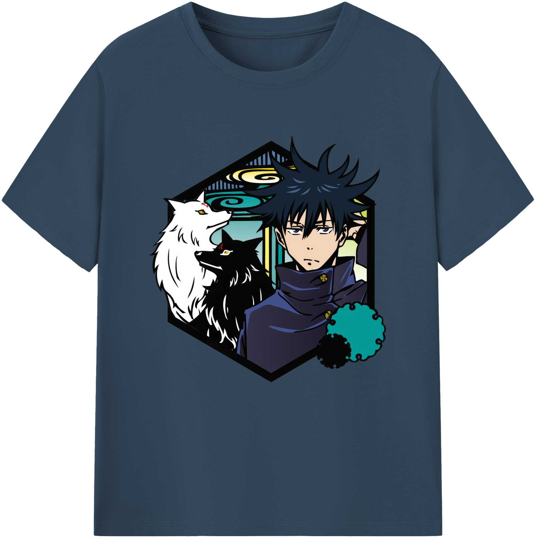 （画像用） 呪術廻戦 Jujutsu Kaisen 綿100％半袖Tシャツ（フロントプリント）