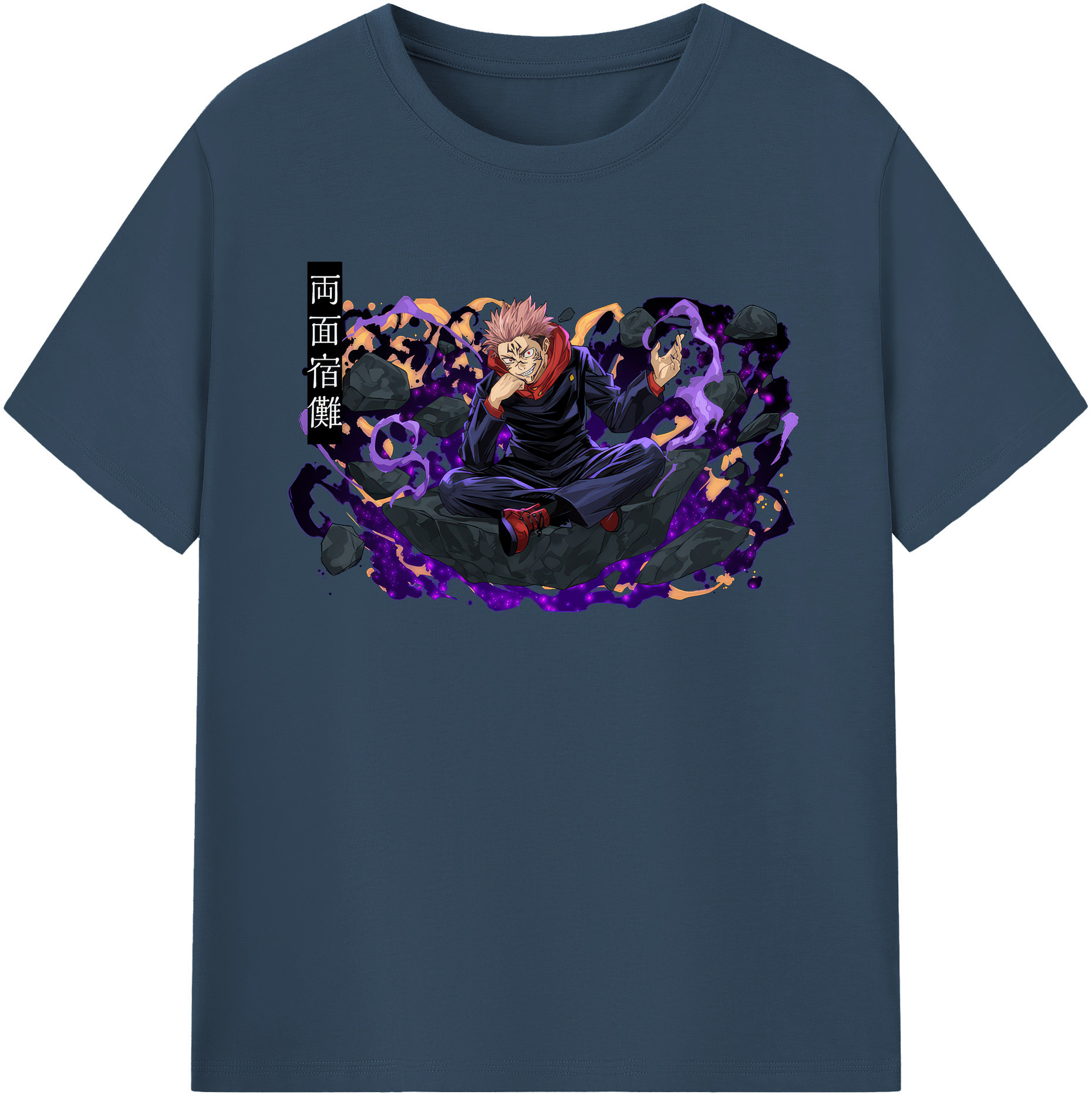 （画像用） 呪術廻戦 Jujutsu Kaisen 綿100％半袖Tシャツ（フロントプリント）