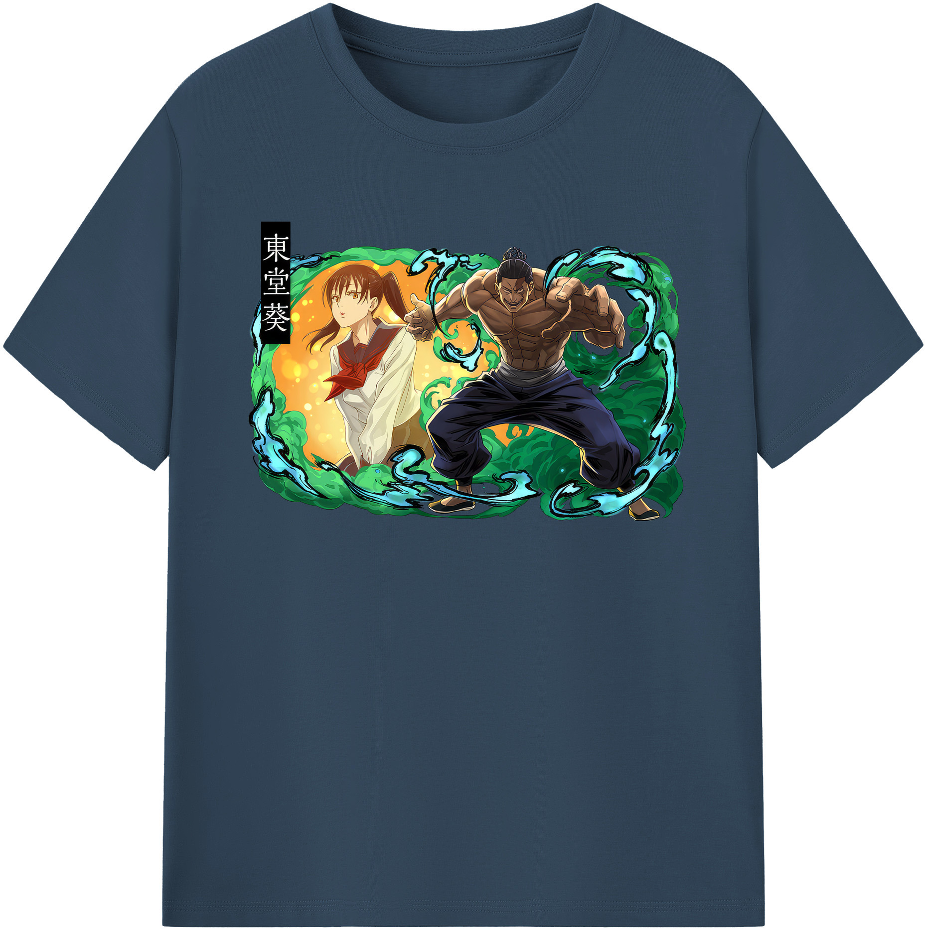 （画像用） 呪術廻戦 Jujutsu Kaisen 綿100％半袖Tシャツ（フロントプリント）