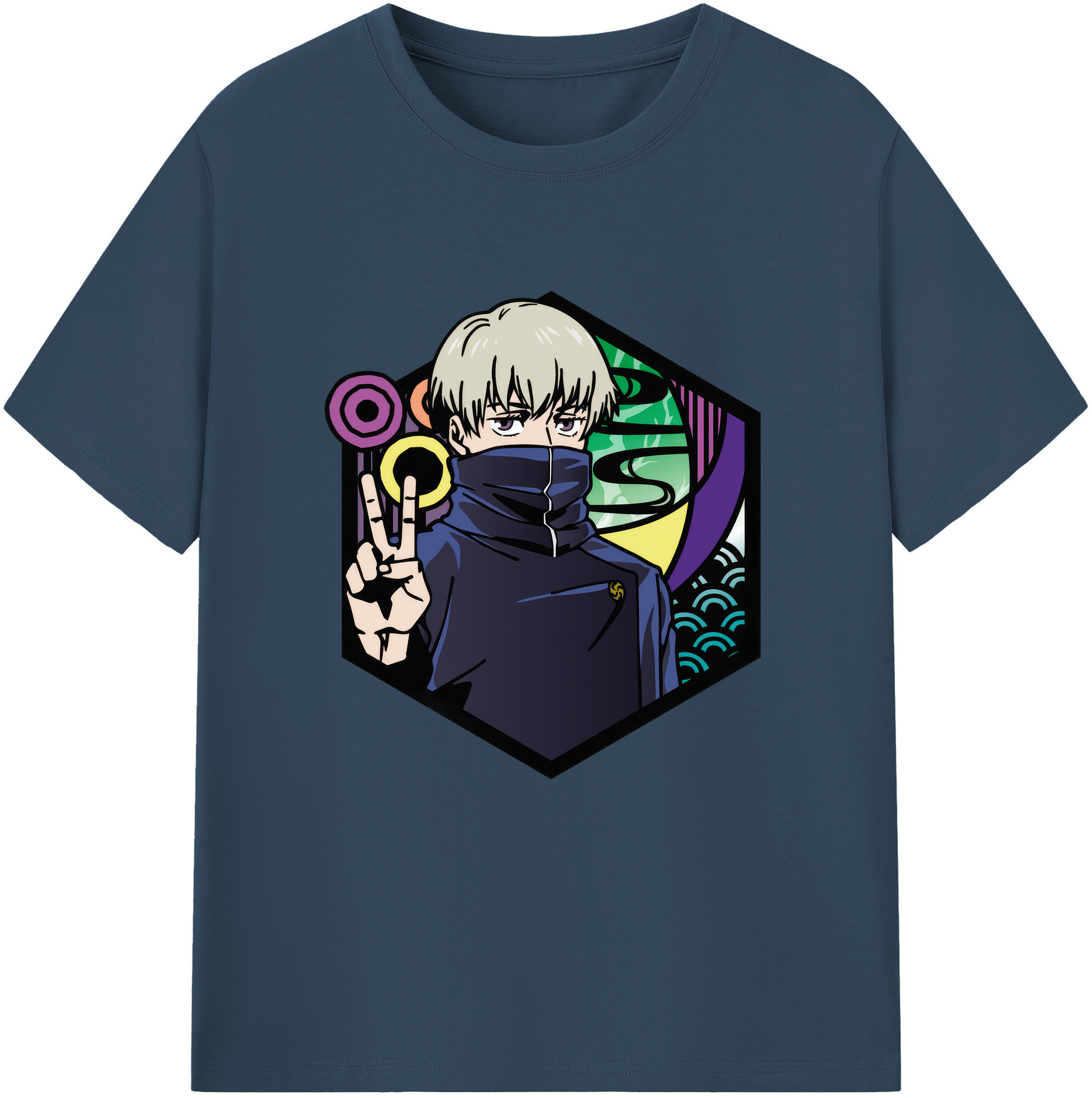 （画像用） 呪術廻戦 Jujutsu Kaisen 綿100％半袖Tシャツ（フロントプリント）