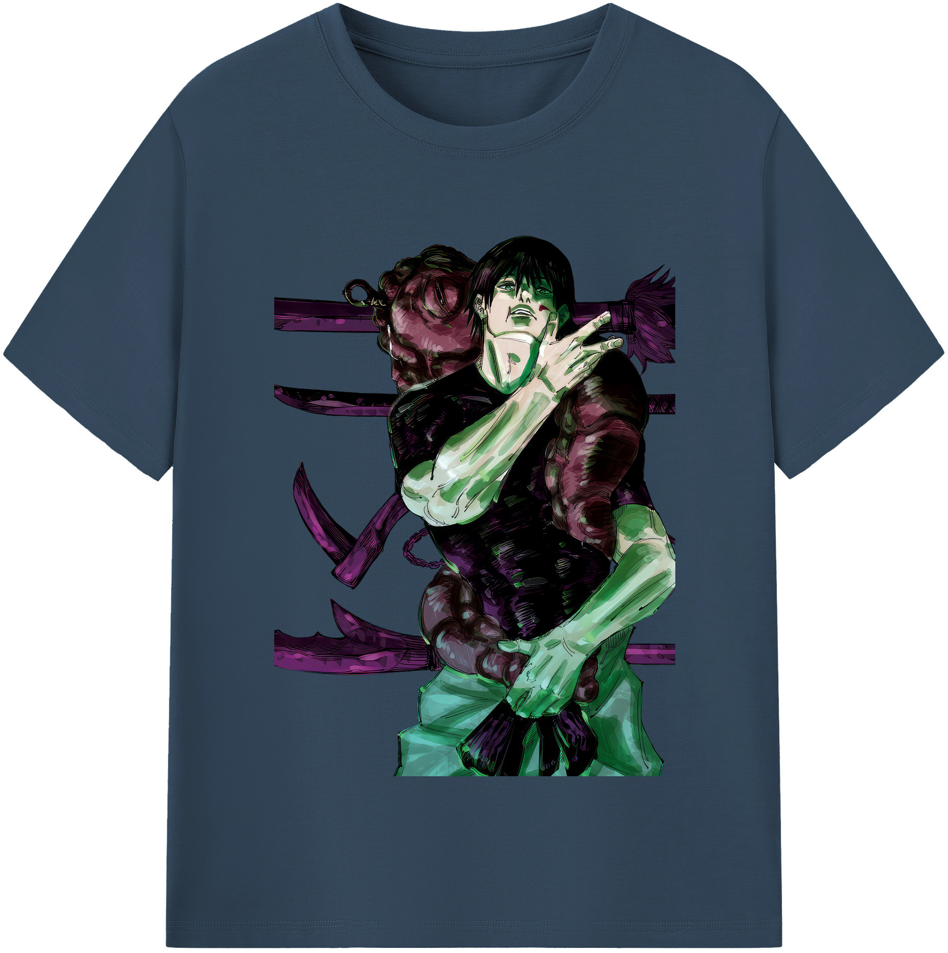 （画像用） 呪術廻戦 Jujutsu Kaisen 綿100％半袖Tシャツ（フロントプリント）